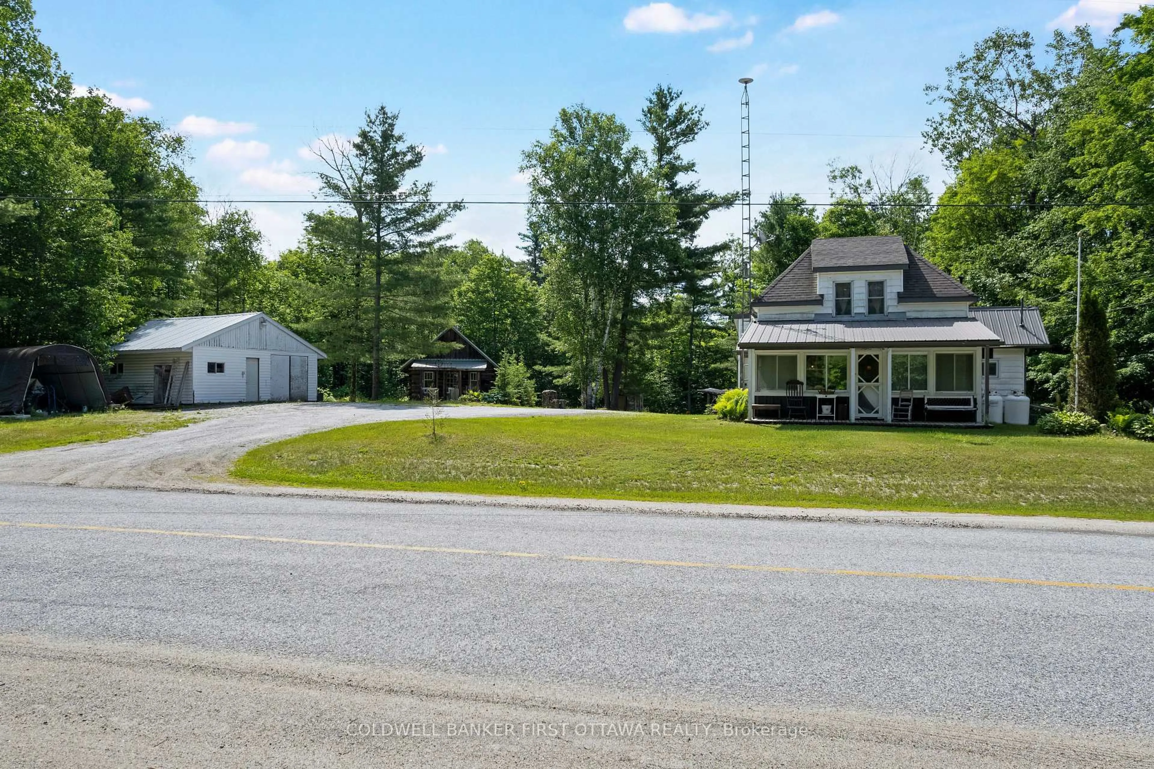 A pic from outside/outdoor area/front of a property/back of a property/a pic from drone, unknown for 2625 Ardoch Rd, Clarendon Station Ontario K0H 1J0