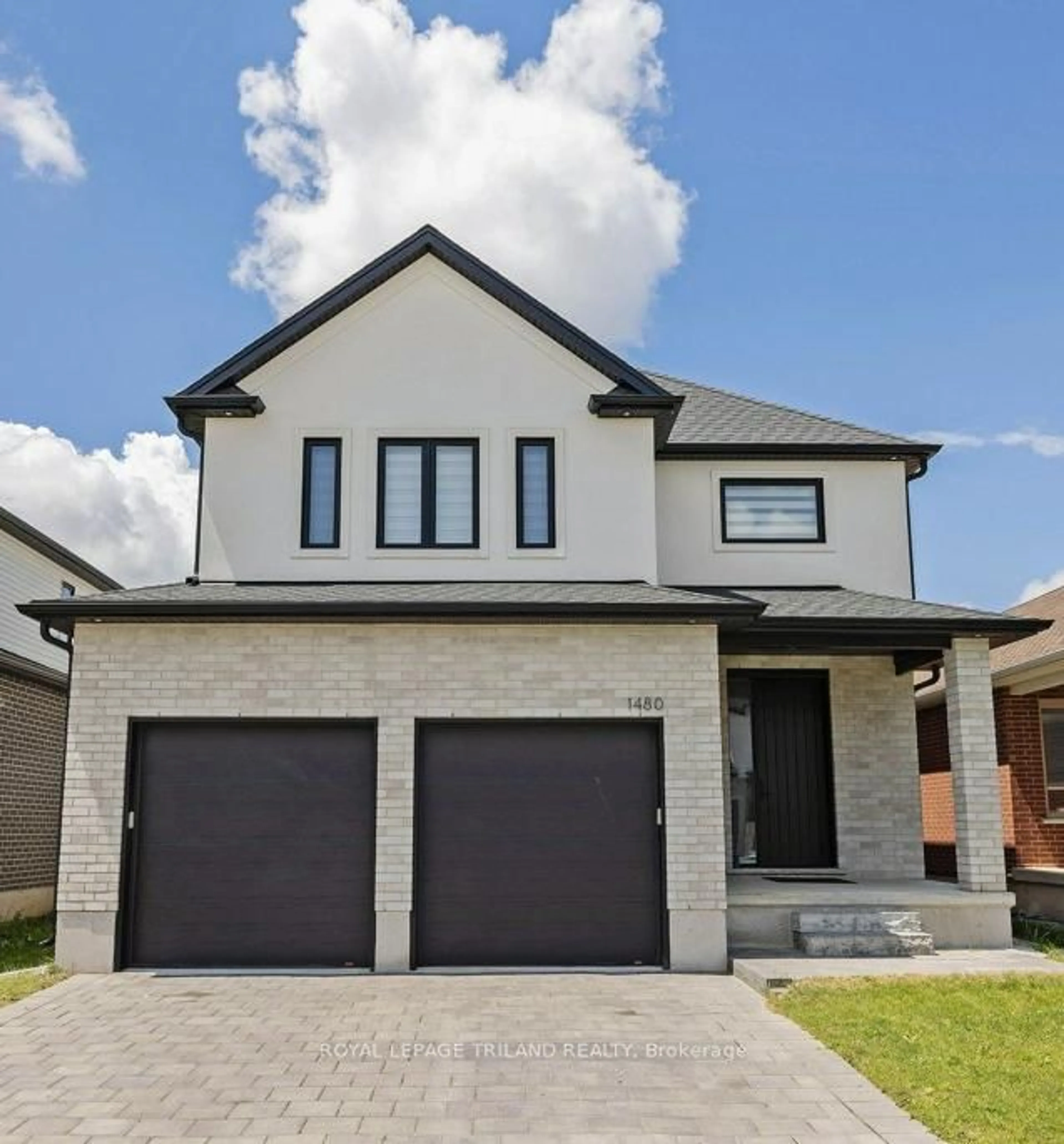 Home with brick exterior material, street for 1480 MEDWAY PARK Dr, London North Ontario N6G 0Z6