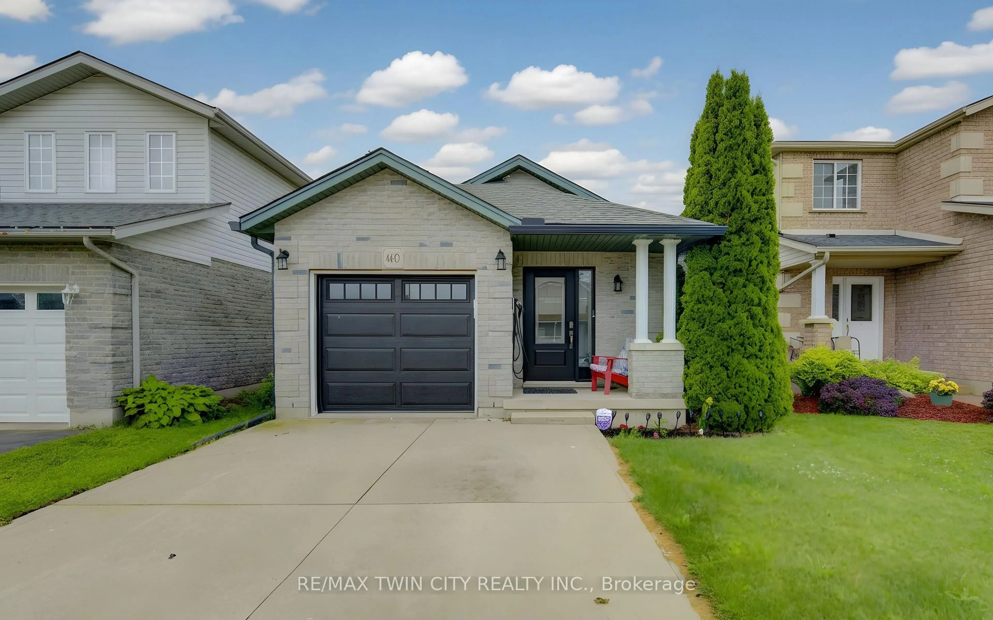 Home with vinyl exterior material, street for 460 Langlaw Dr, Cambridge Ontario N1P 1H5
