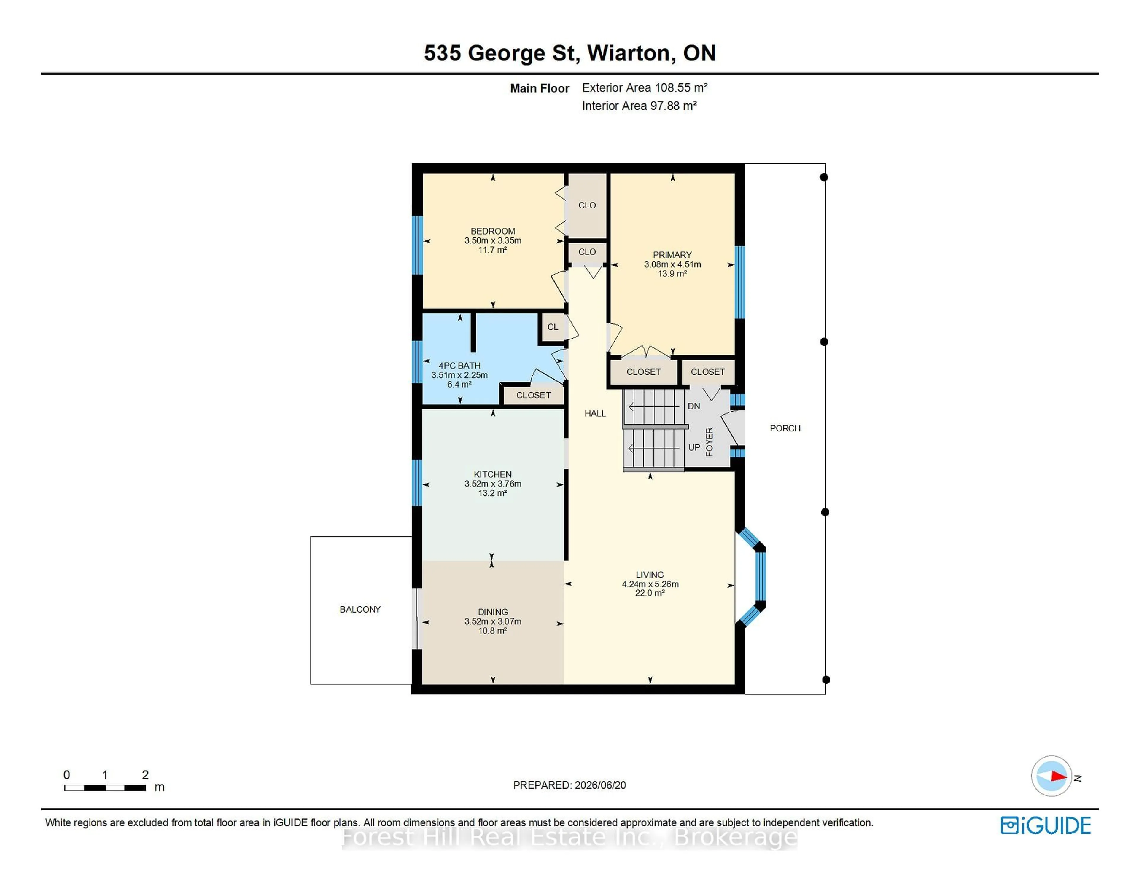 Floor plan for 535 George St, South Bruce Peninsula Ontario N0H 2T0