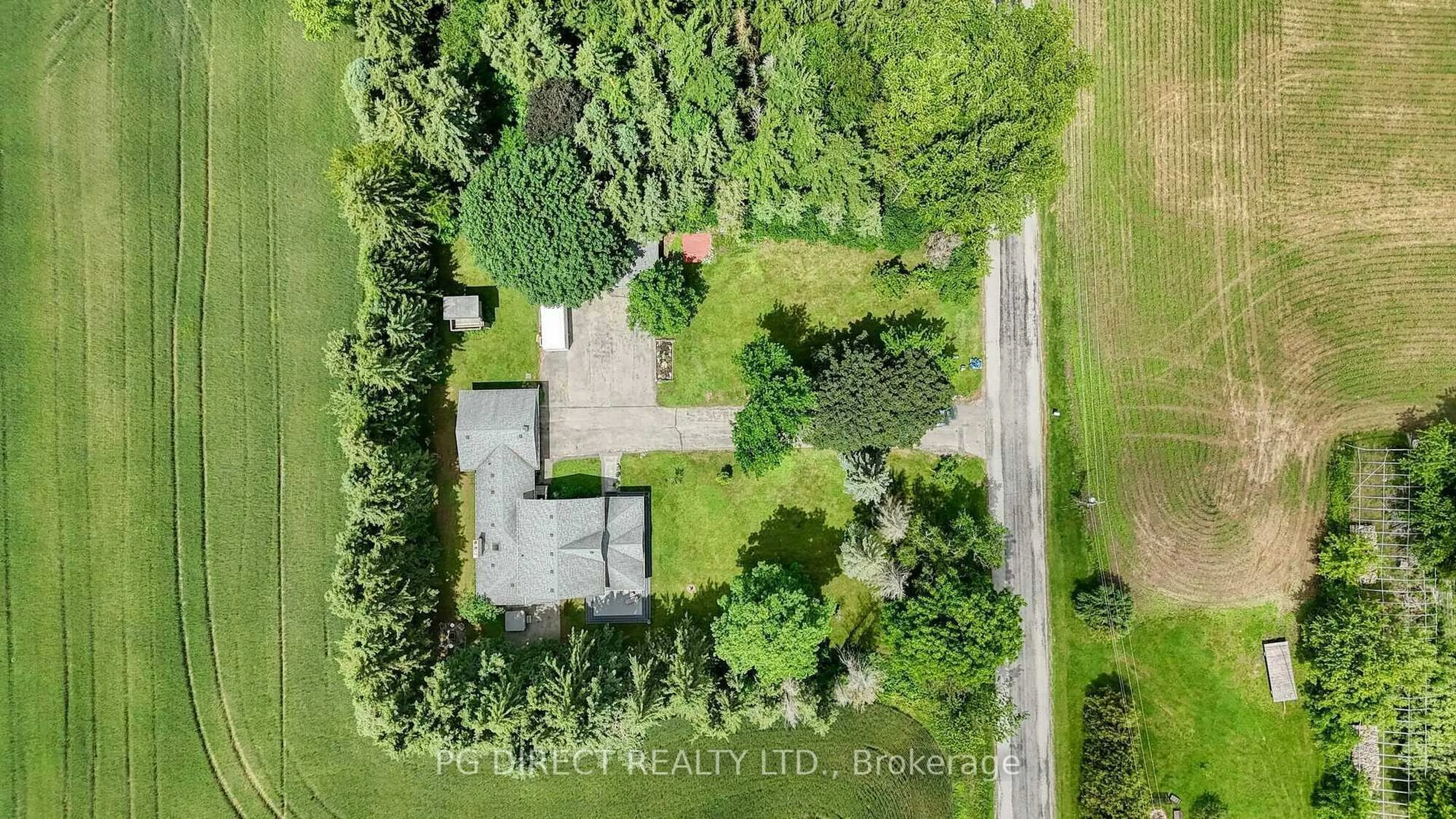 A pic from outside/outdoor area/front of a property/back of a property/a pic from drone, building for 37 CKPC Rd, Brant Ontario N0E 1R0