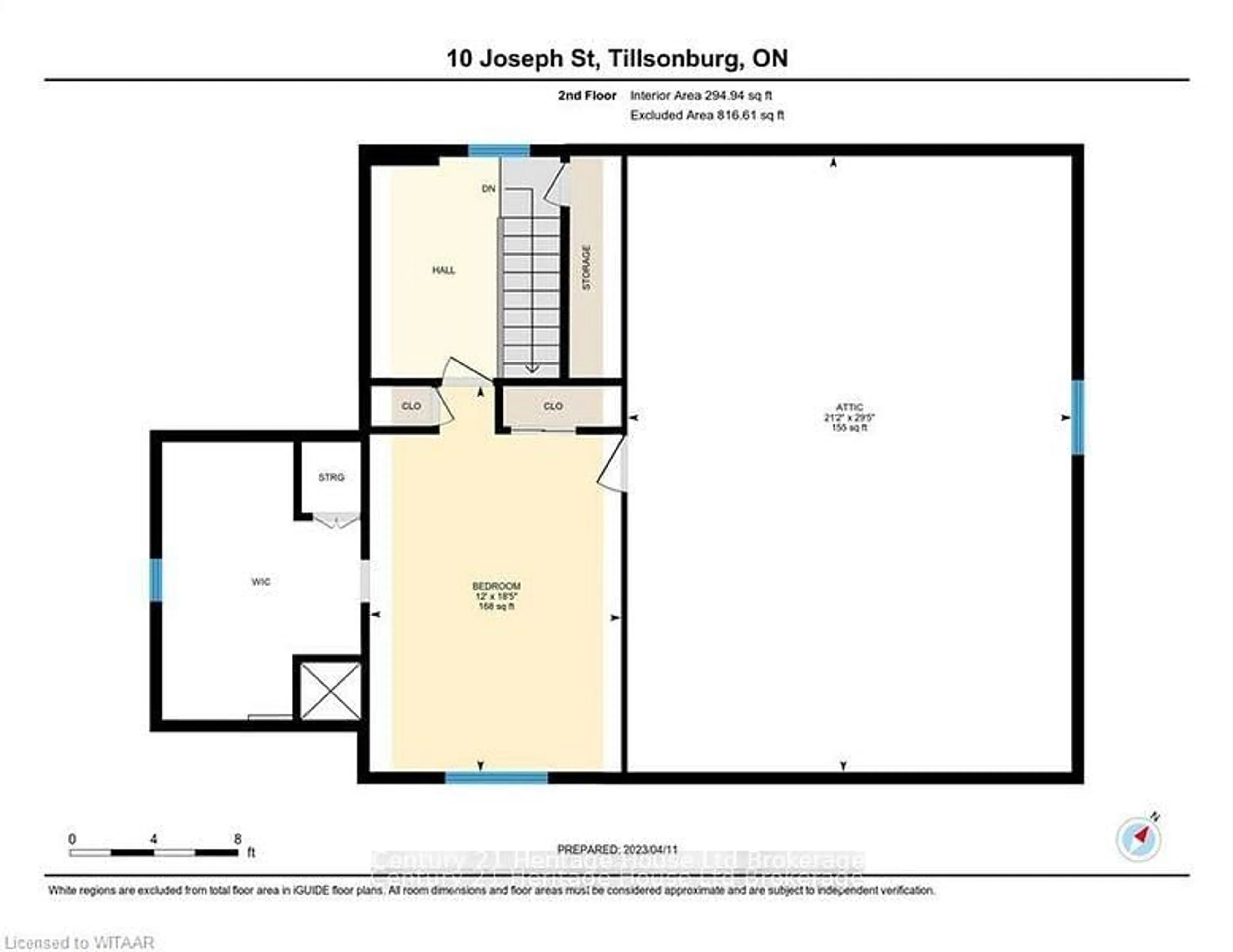 Floor plan for 10 Joseph St, Tillsonburg Ontario N4G 1H8