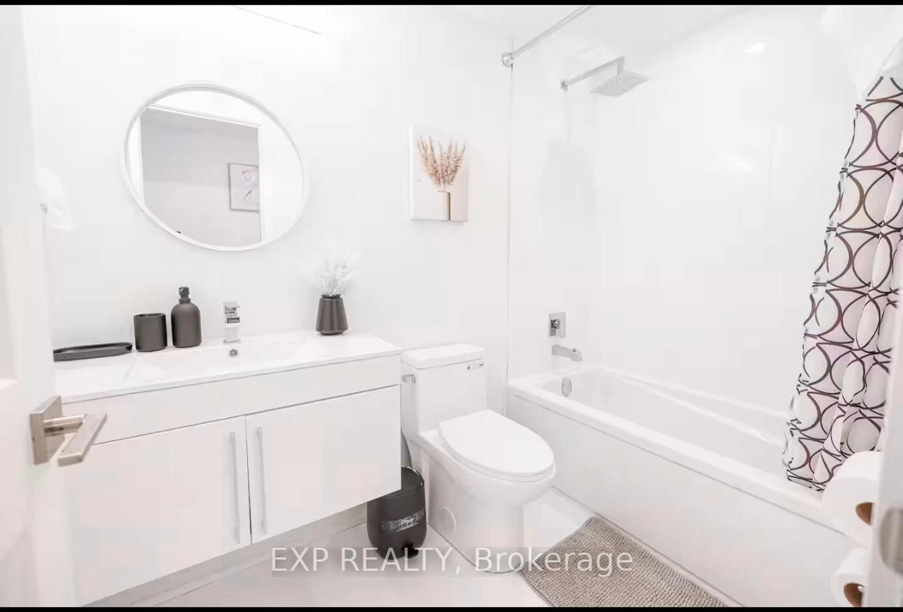 Standard bathroom, ceramic/tile floor for 6065 MCLEOD Rd #206, Niagara Falls Ontario L2G 0Z7