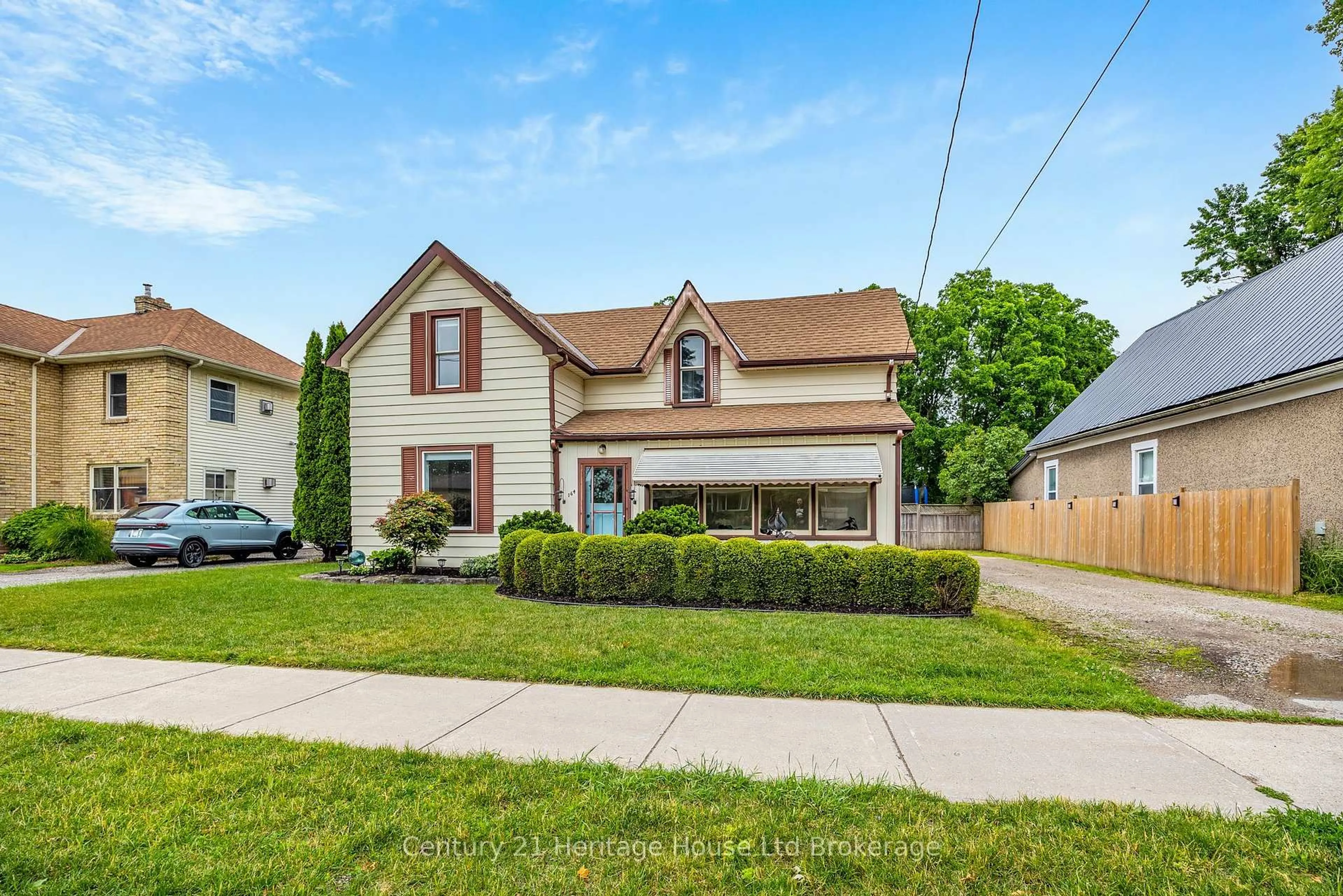 Home with vinyl exterior material, street for 164 George St, Zorra Ontario N0M 2M0