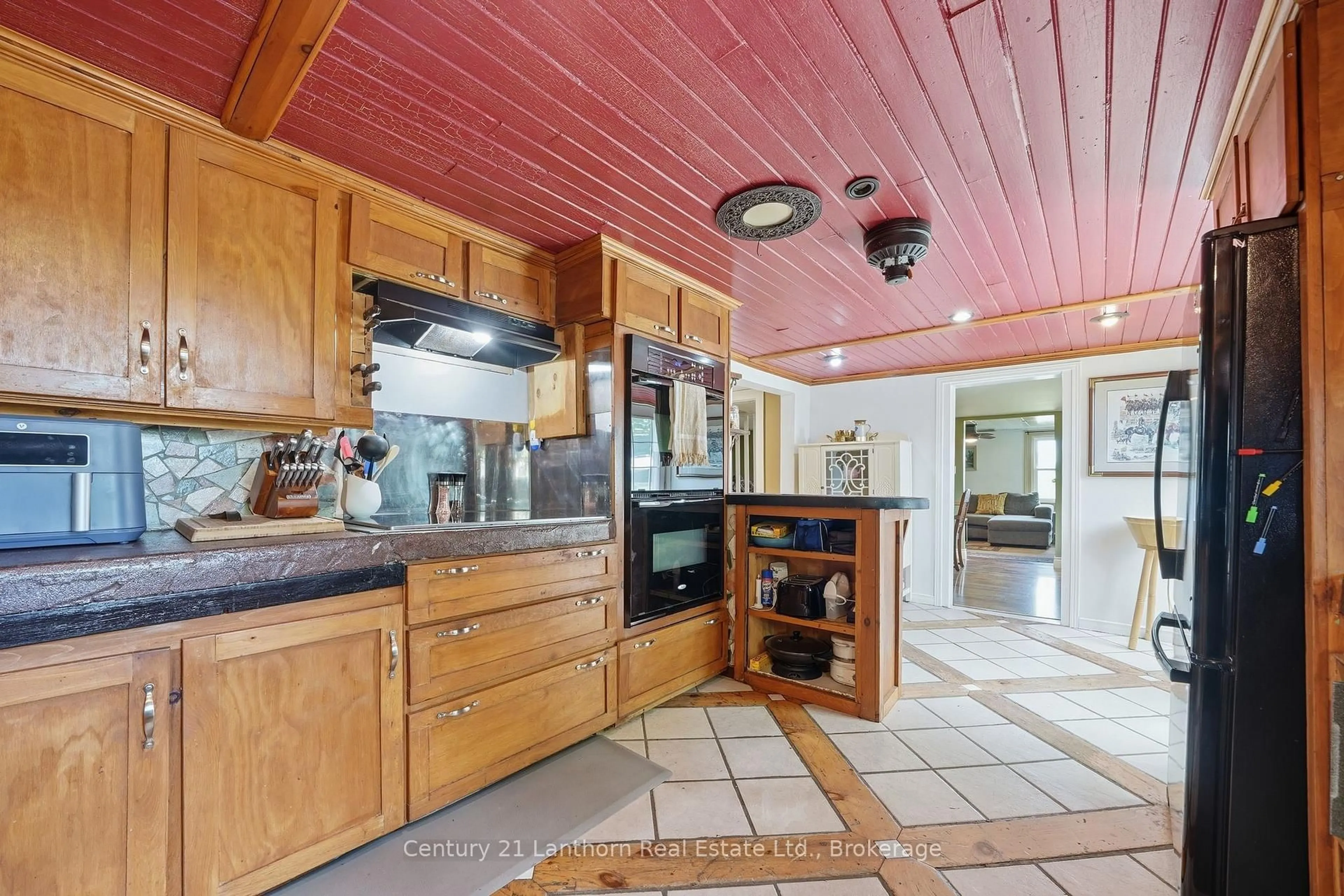 Open concept kitchen, ceramic/tile floor for 1247 County 7 Rd, Prince Edward County Ontario K0K 2T0