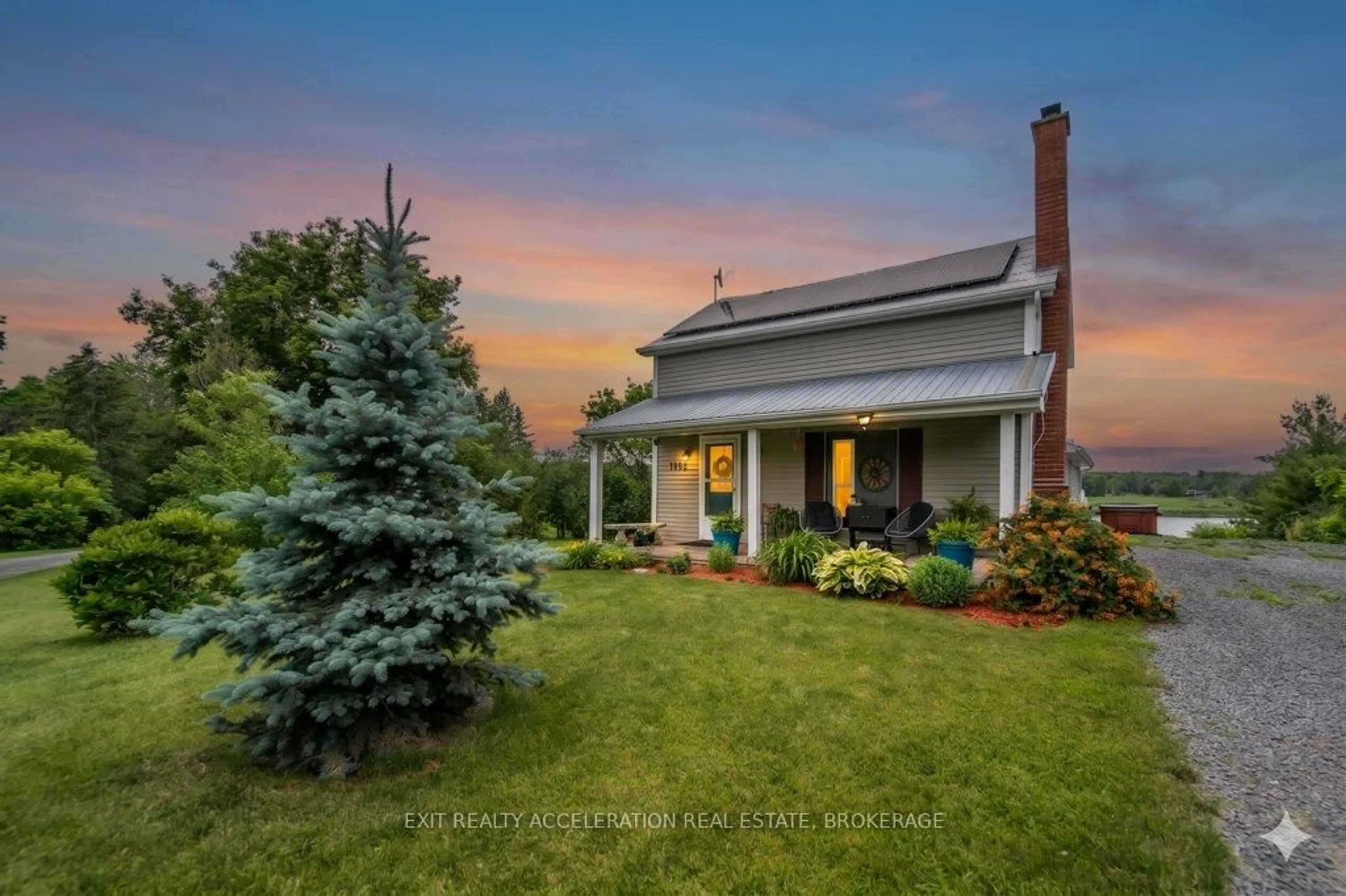 A pic from outside/outdoor area/front of a property/back of a property/a pic from drone, unknown for 731 B County Rd 9, Napanee Ontario K7R 3K8