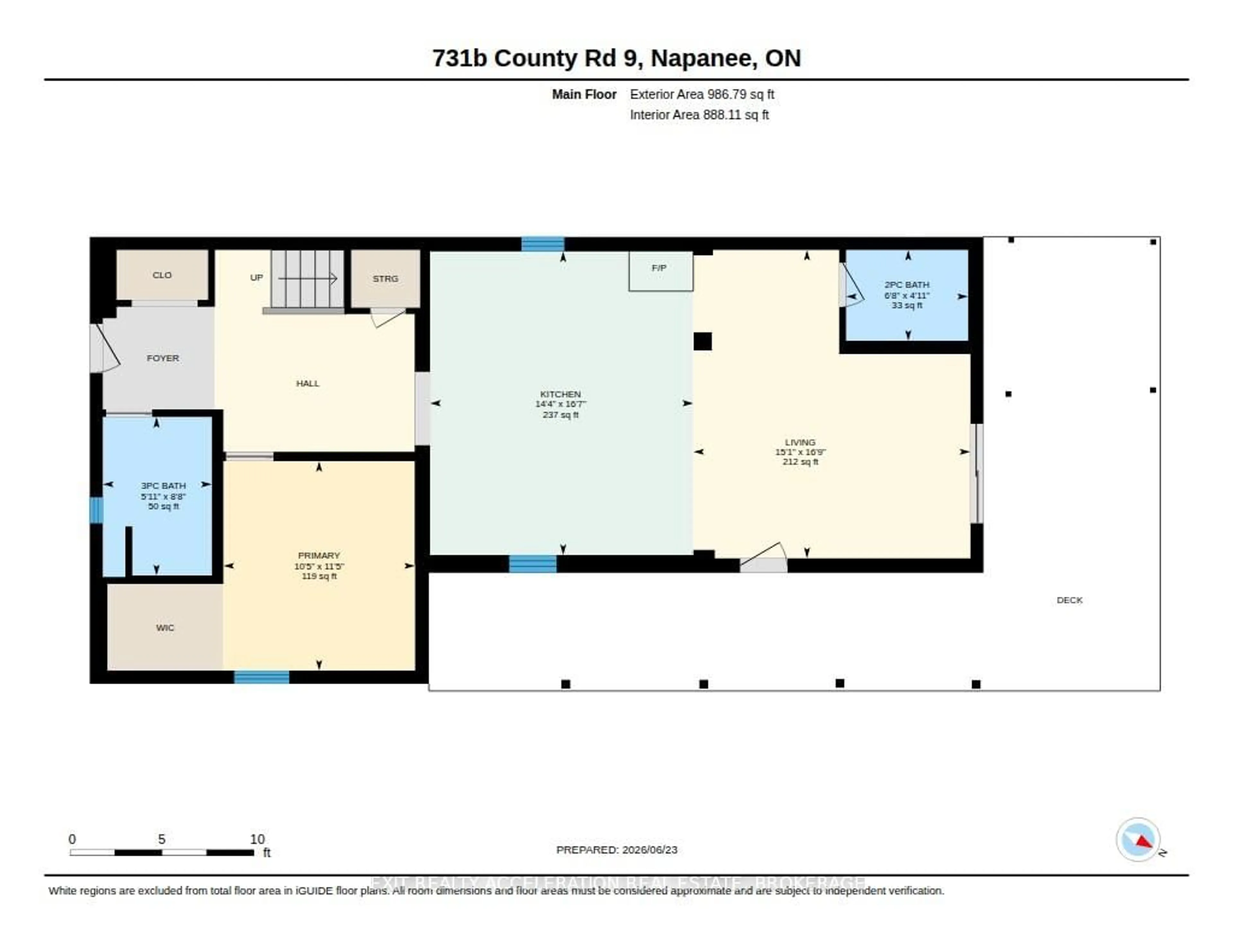 Floor plan for 731 B County Rd 9, Napanee Ontario K7R 3K8