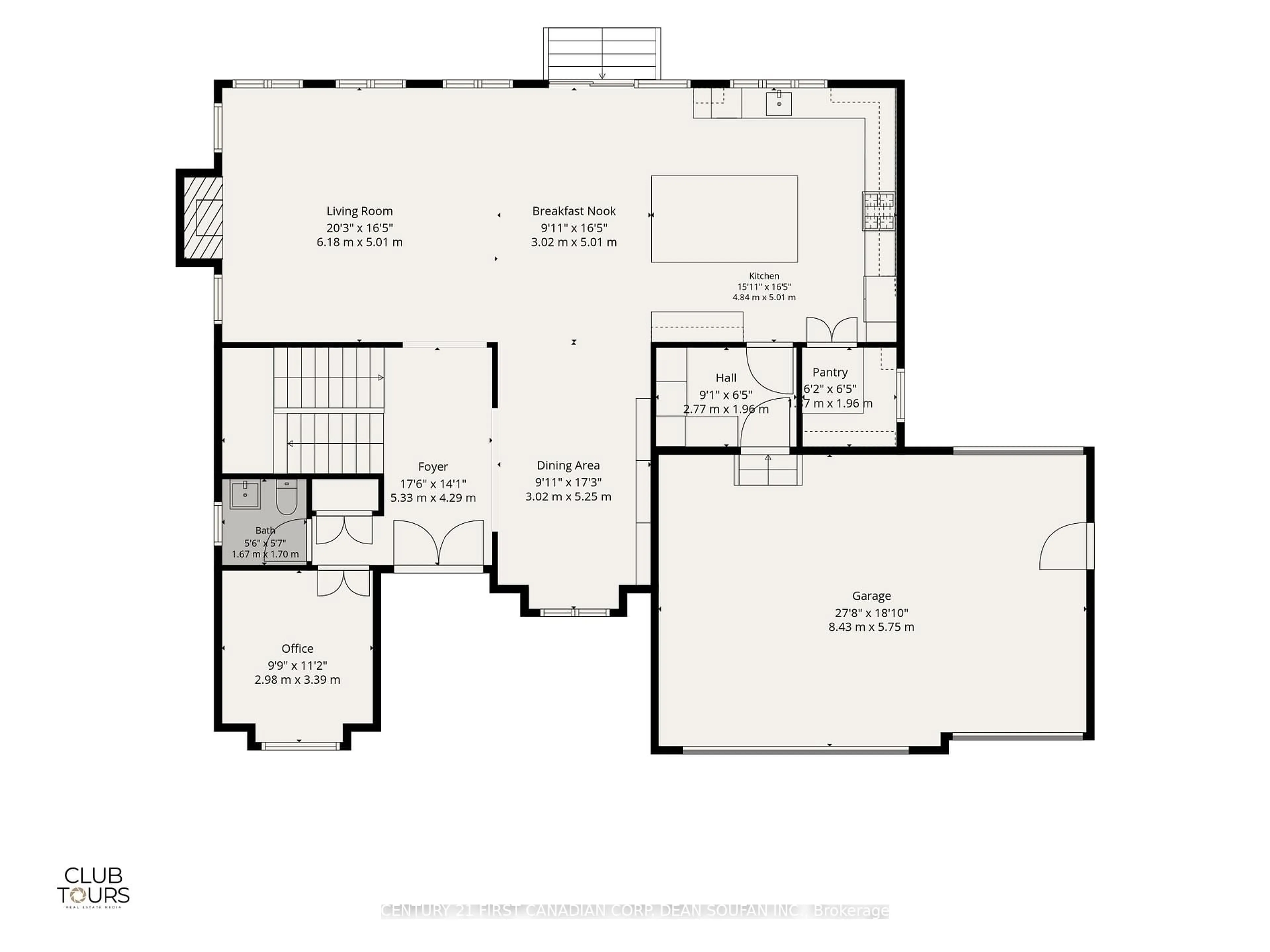 Floor plan for 7525 Silver Creek Cres, London South Ontario N6P 0G6