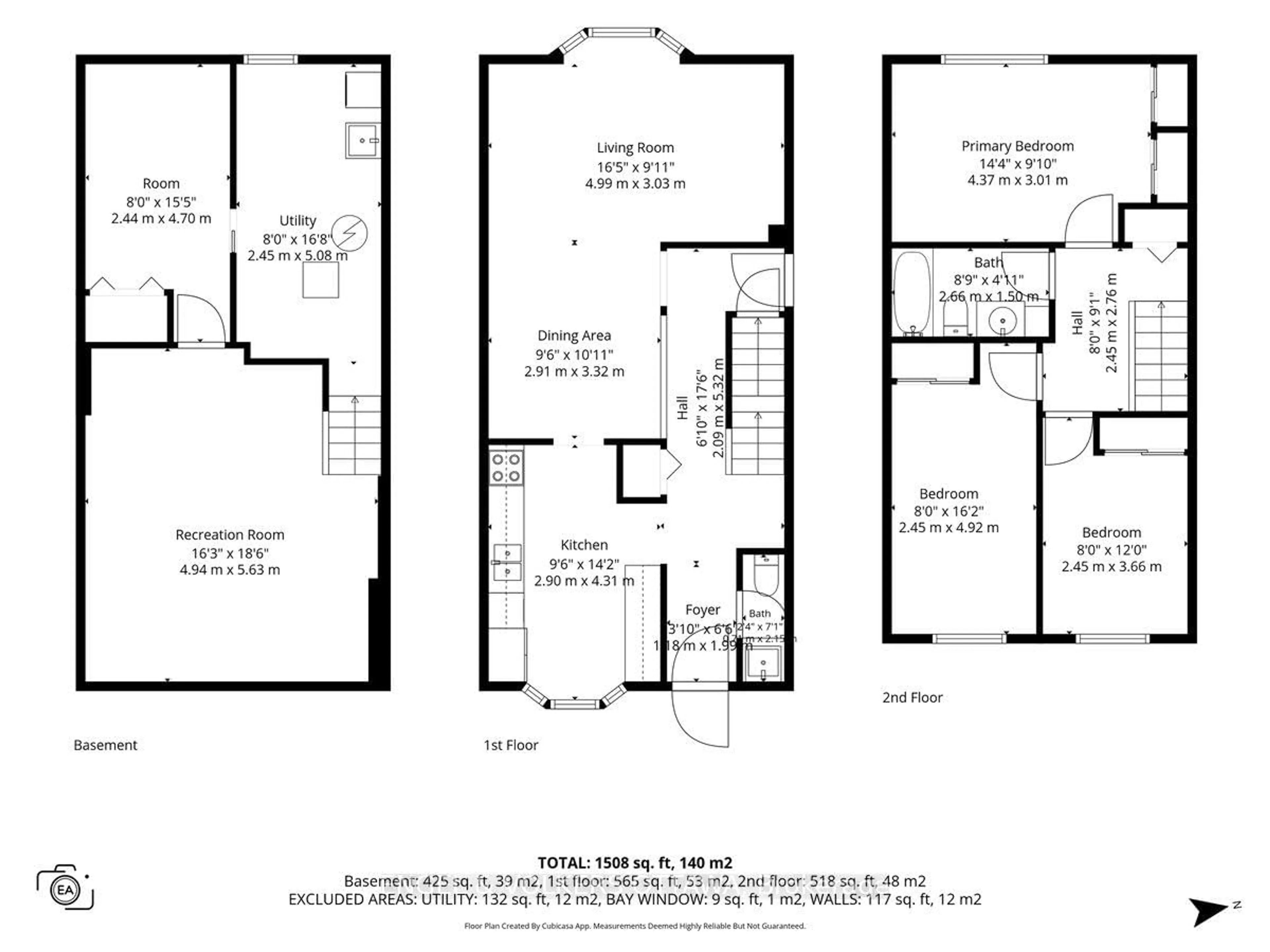 Floor plan for 19 WESSEX Rd, Ottawa Ontario K2J 1S4