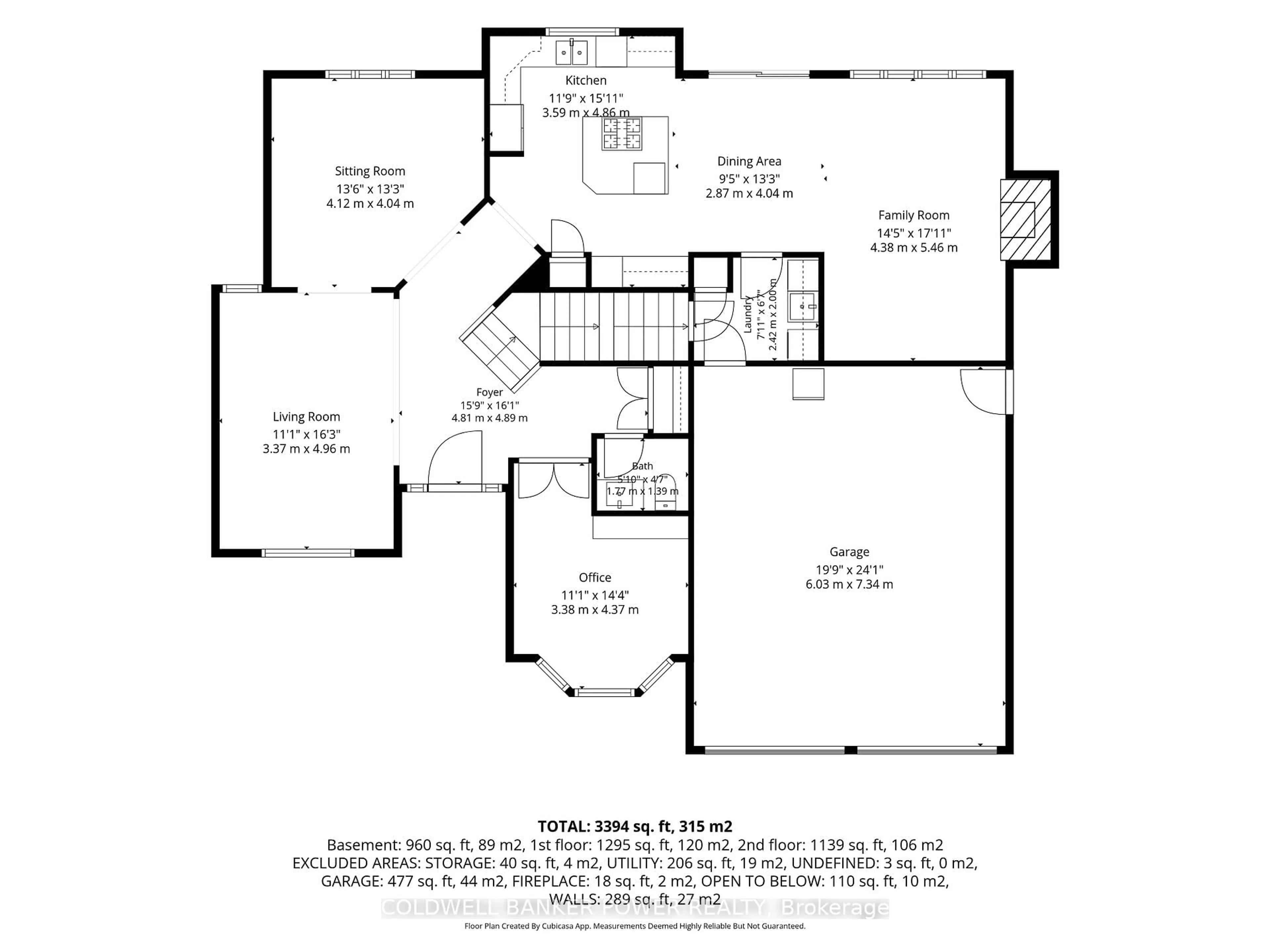Floor plan for 54 Grasmere Cres, London North Ontario N6G 4N8