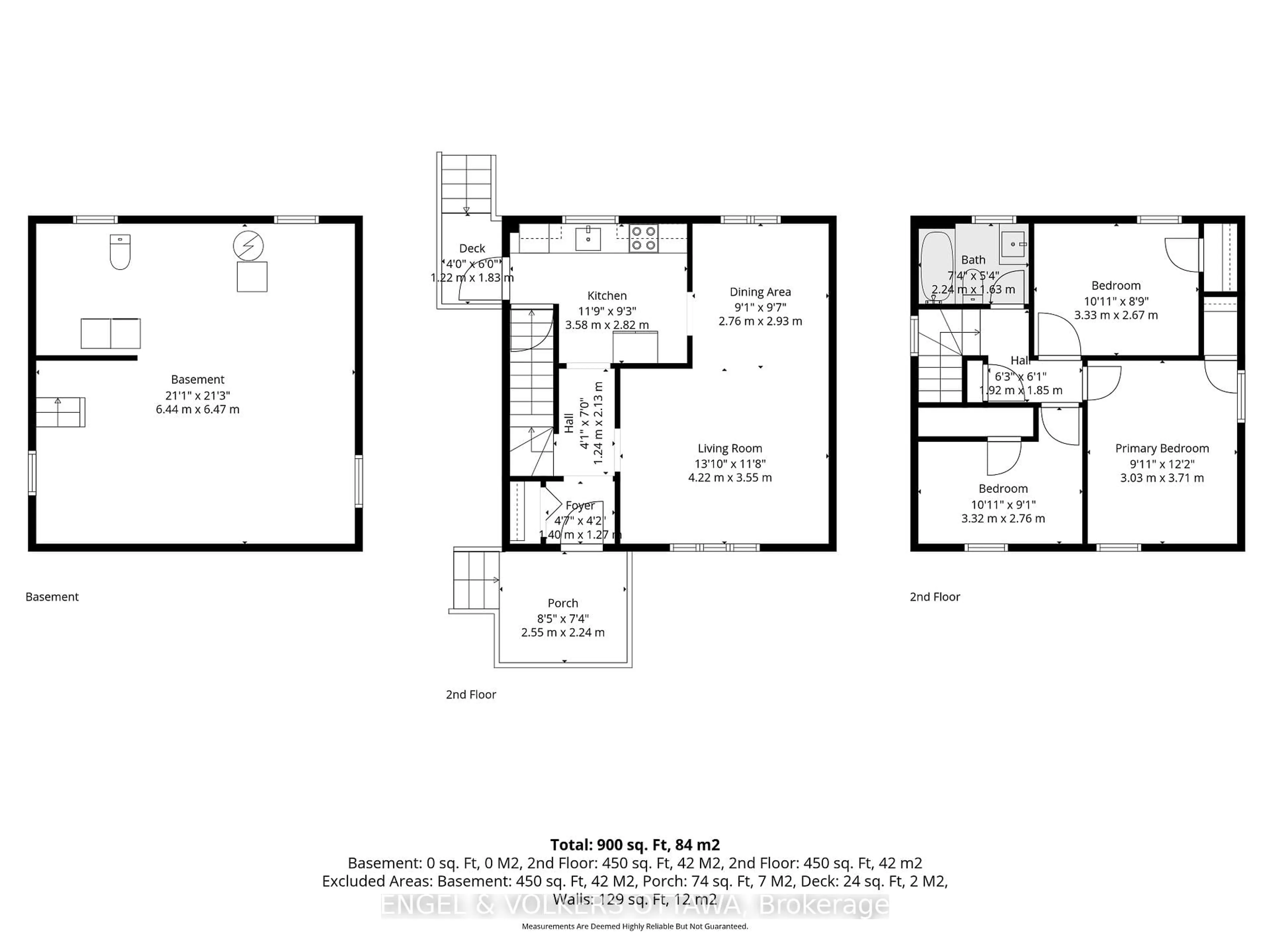 Floor plan for 344 Richelieu Ave, Ottawa Ontario K1L 6J9