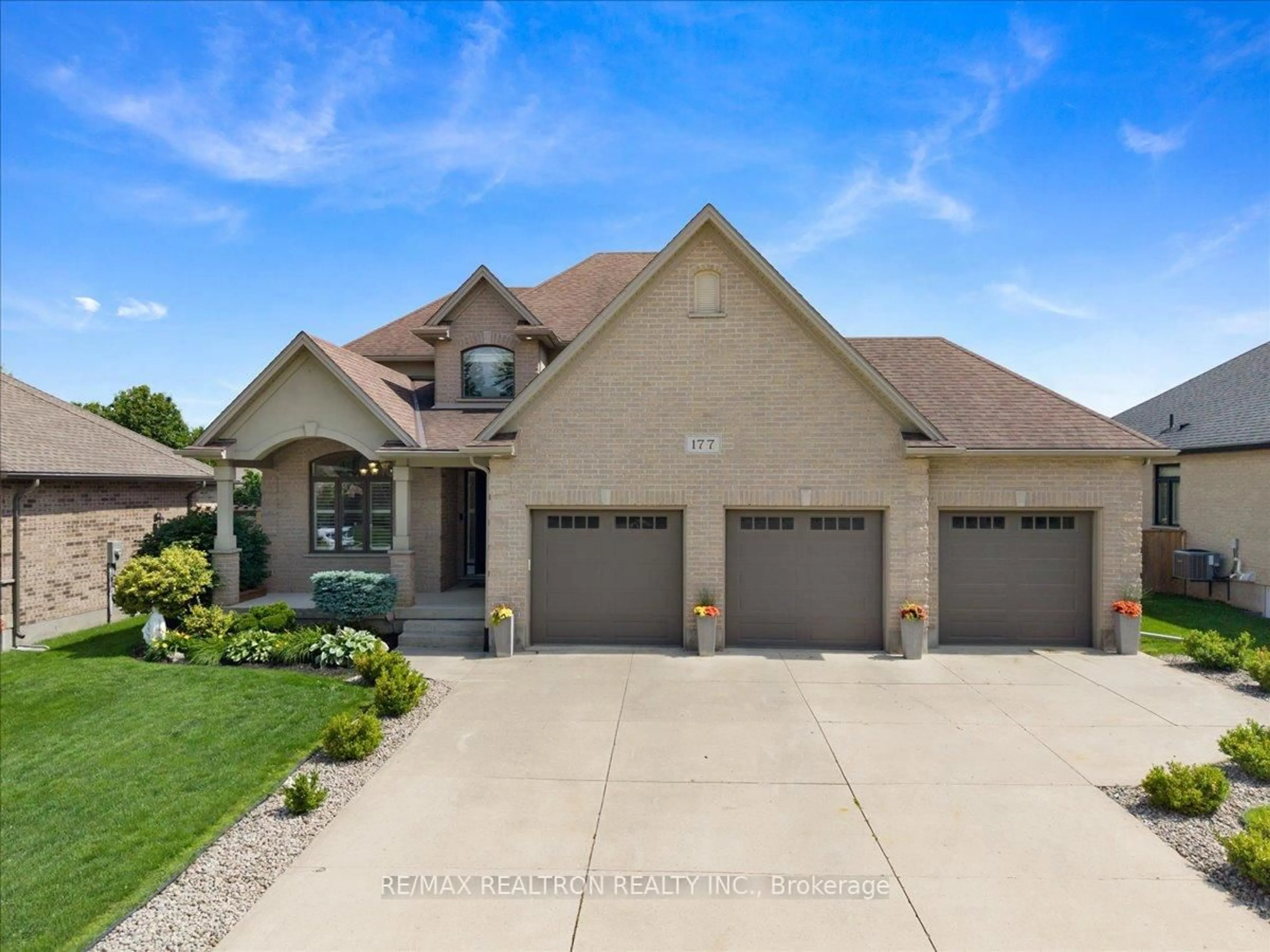 Home with brick exterior material, street for 177 MARTIN Dr, Middlesex Centre Ontario N0M 2A0