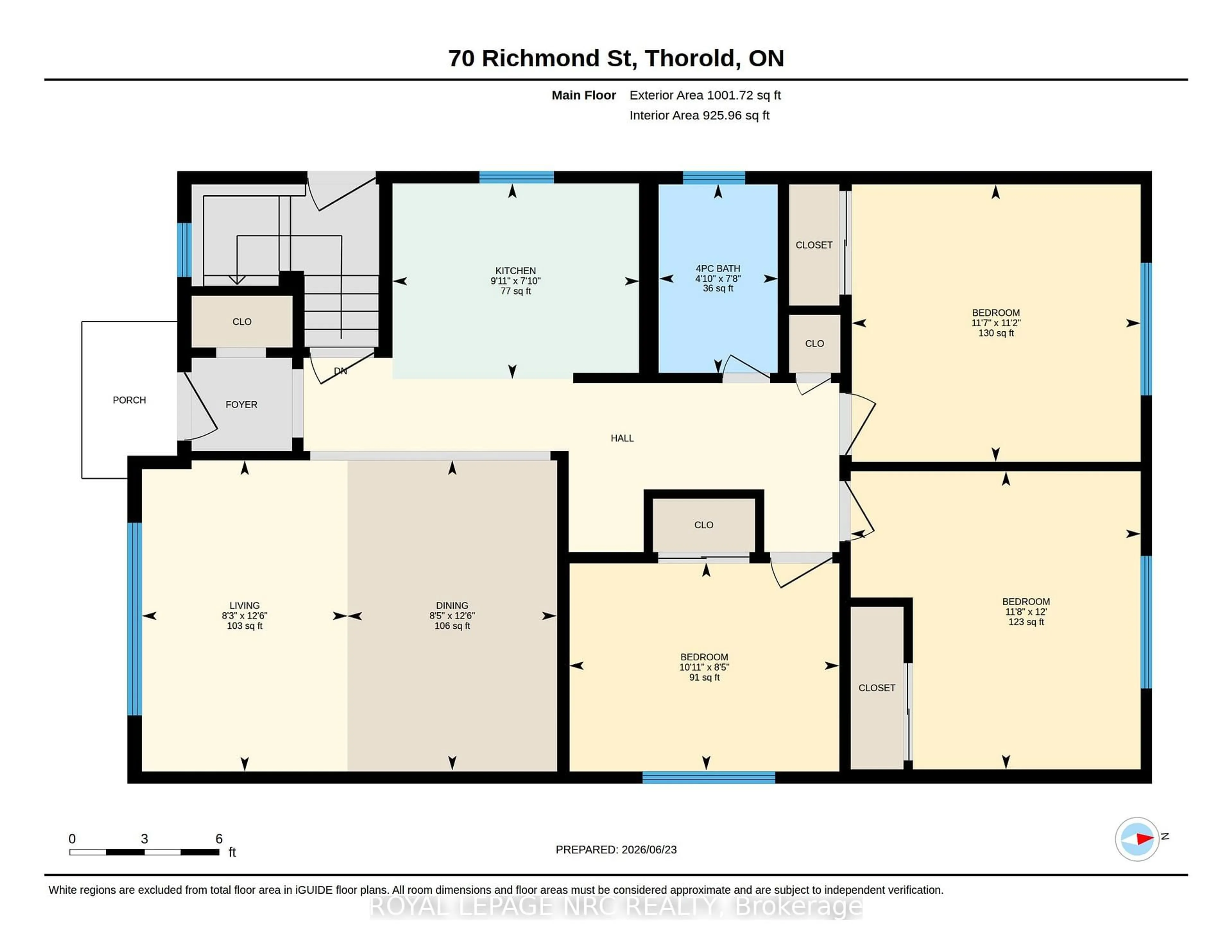 Floor plan for 70 Richmond St, Thorold Ontario L2V 3H1