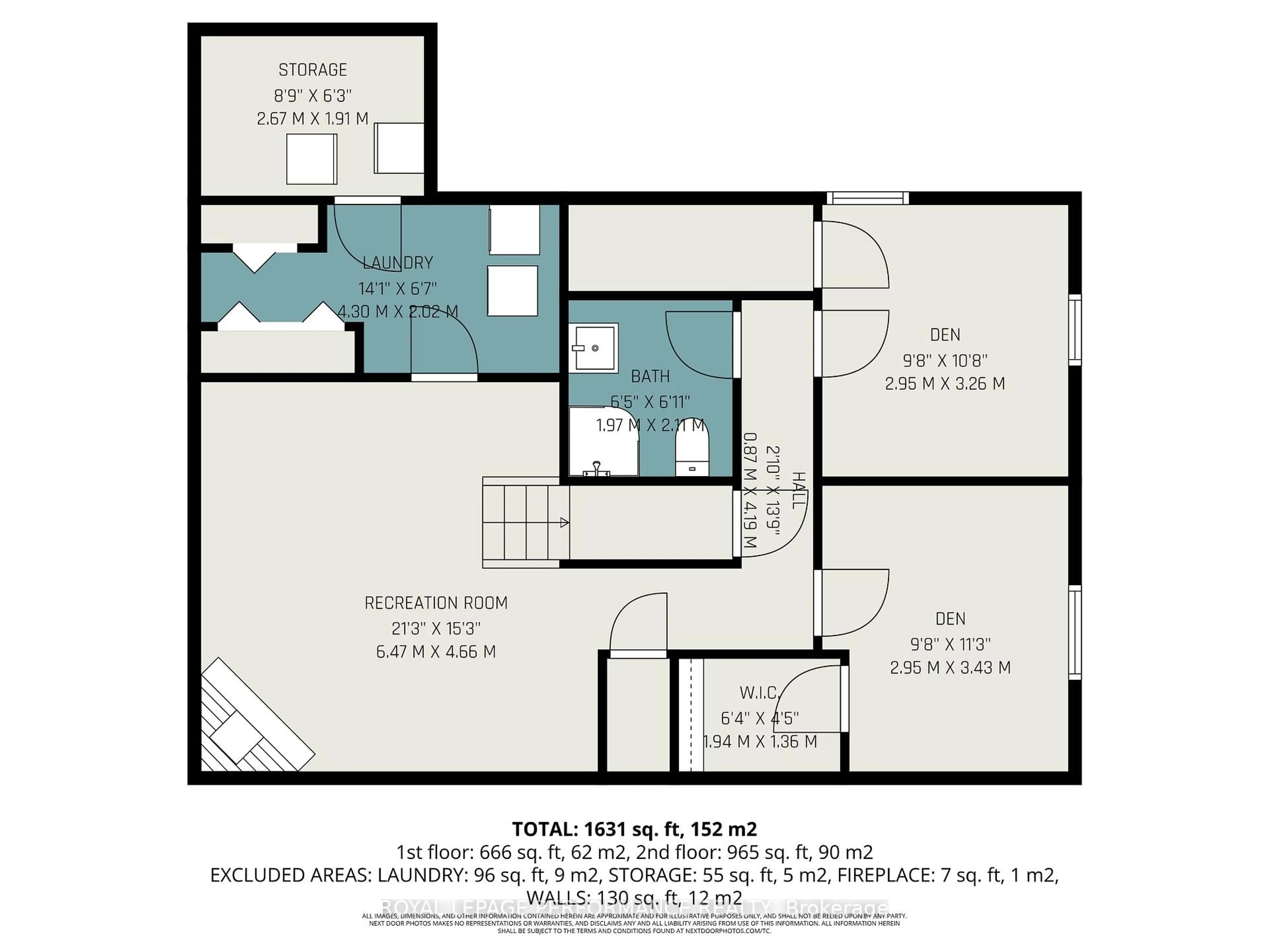 Floor plan for 1497 Blackheath St, Orleans Ontario K1E 1K6