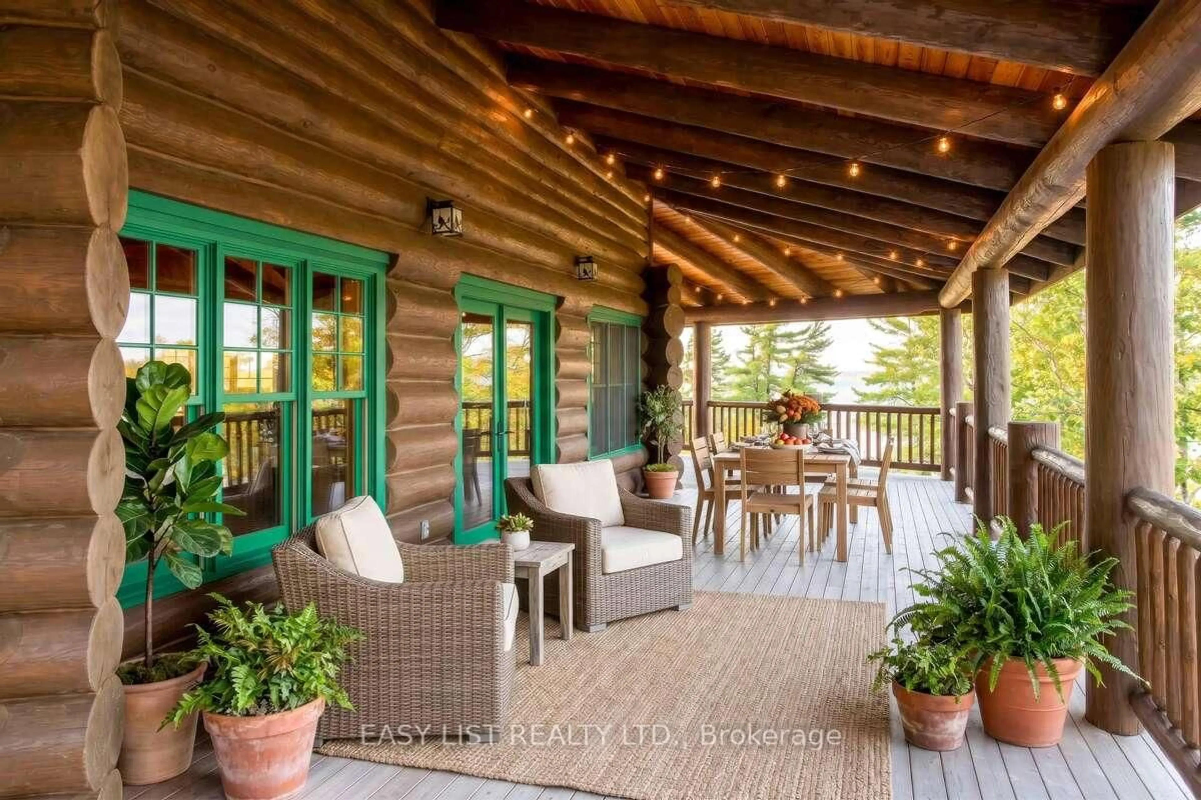 Patio, water/lake/river/ocean view for Island WC3-1, West Nipissing Ontario P0H 1R0