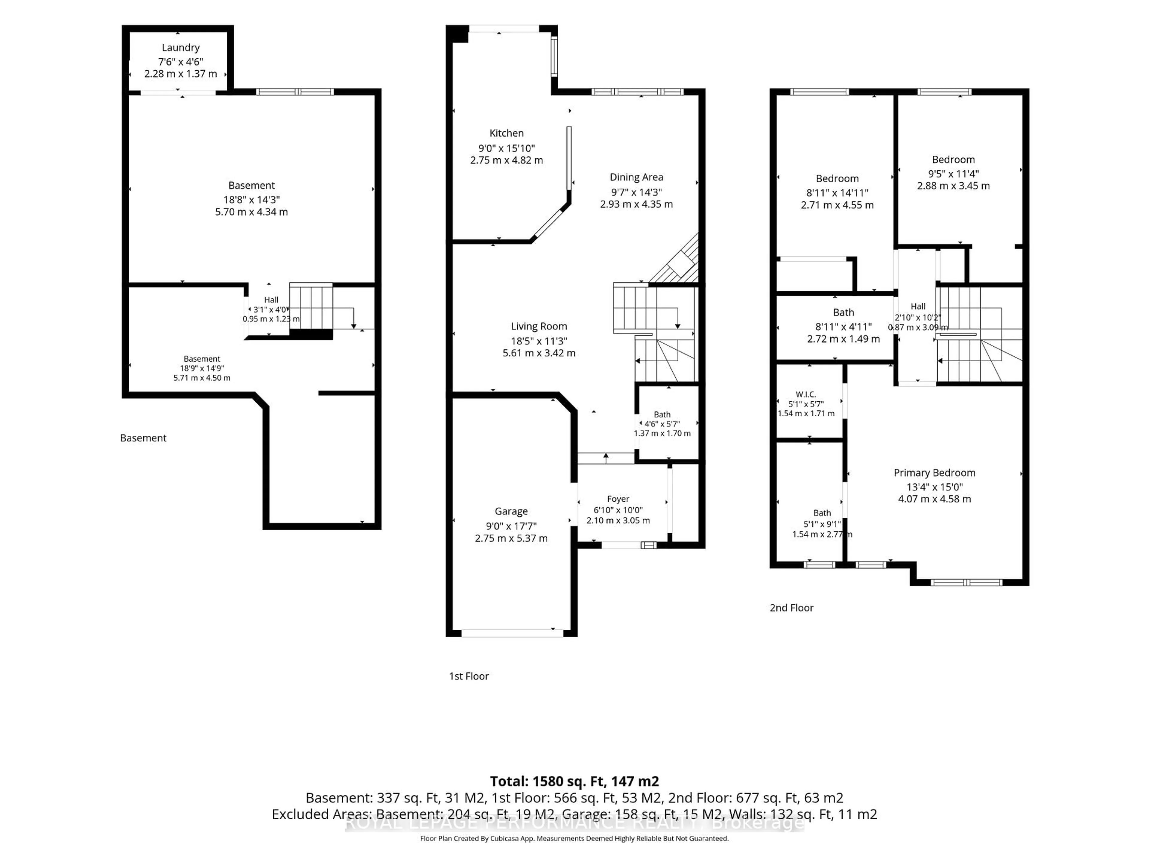 Floor plan for 277 Rolling Meadow Cres, Ottawa Ontario K1W 0A8