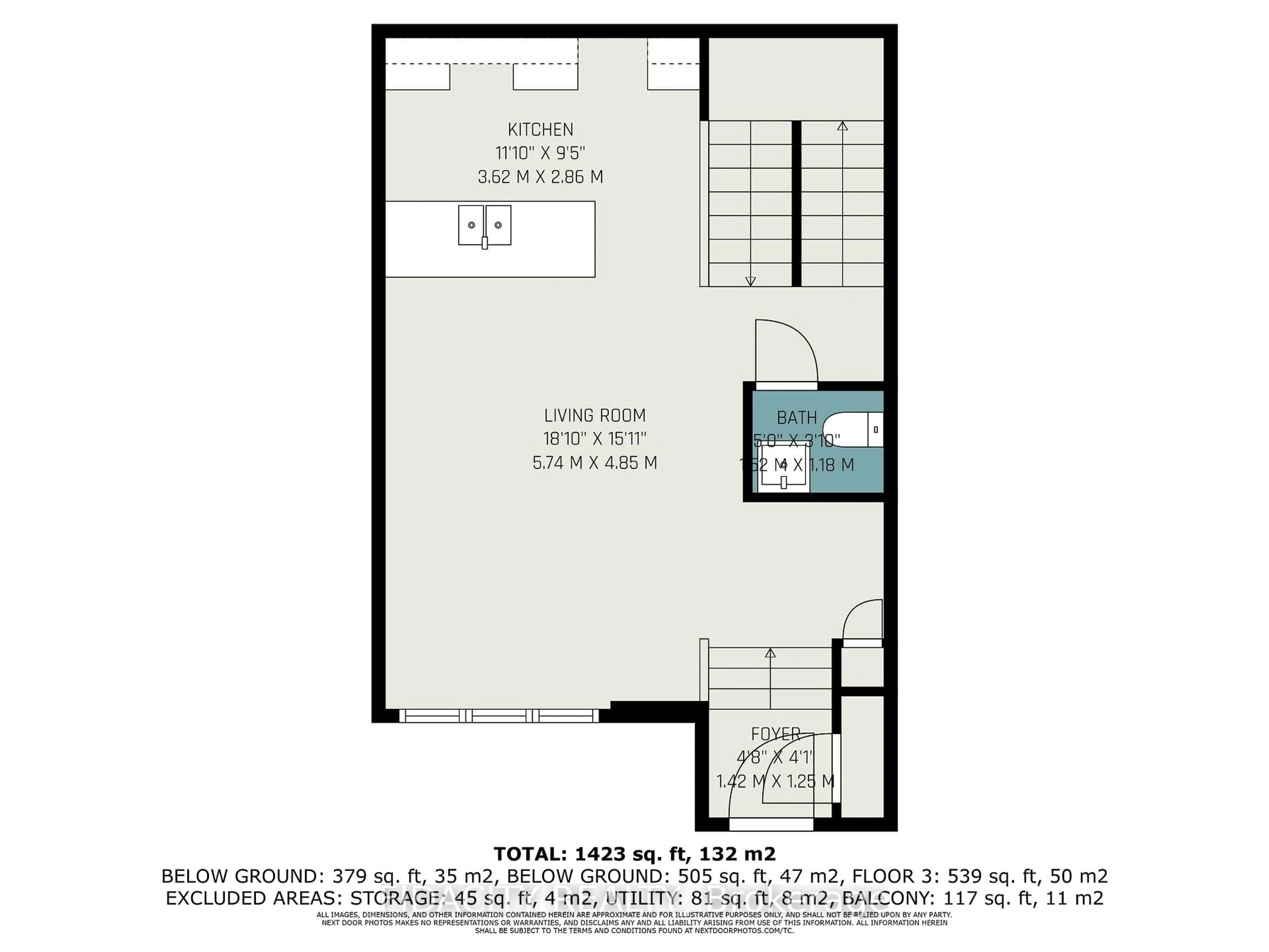 Floor plan for 205 Beebalm Cres, Ottawa Ontario K2J 7G9