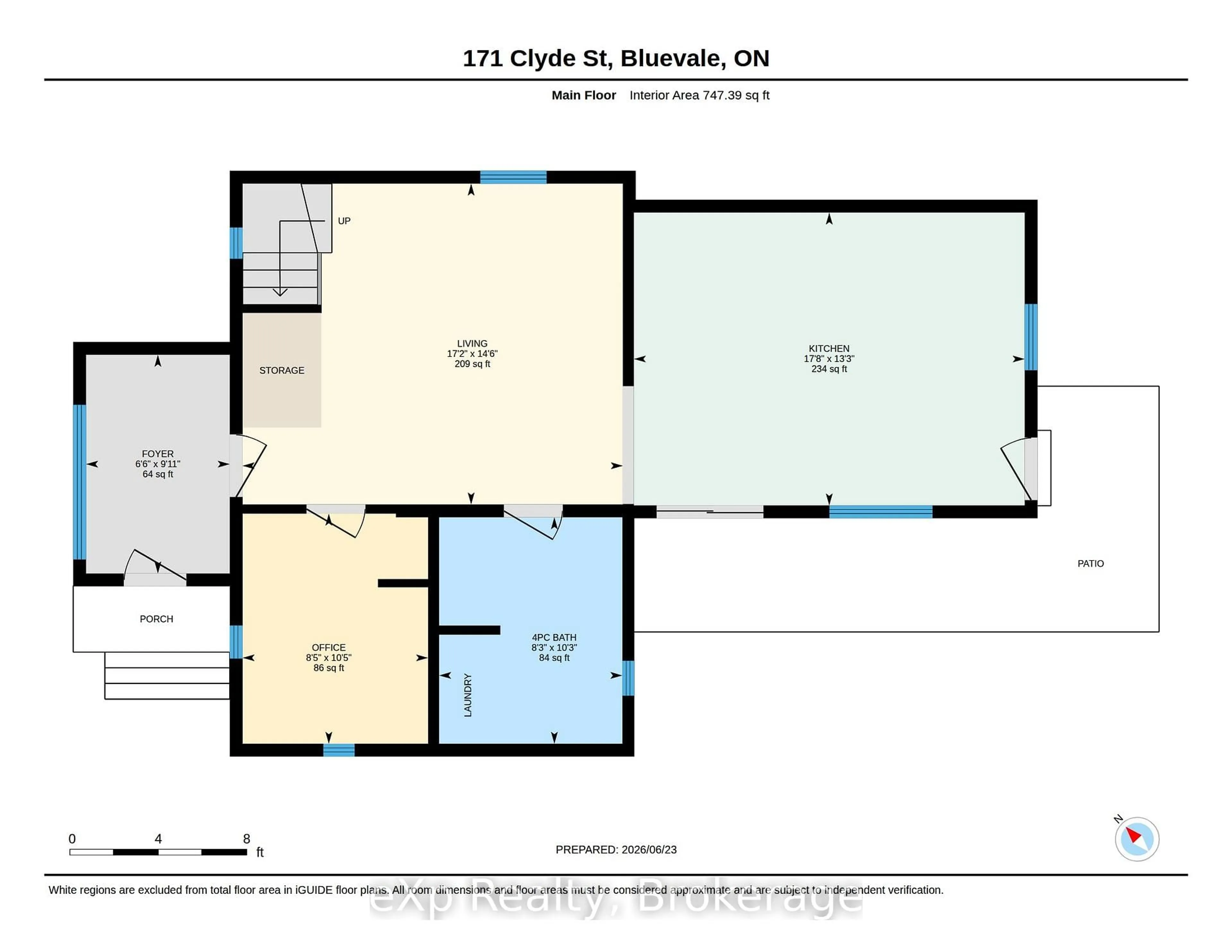 Floor plan for 171 Clyde St, Morris Turnberry Ontario N0G 1G0