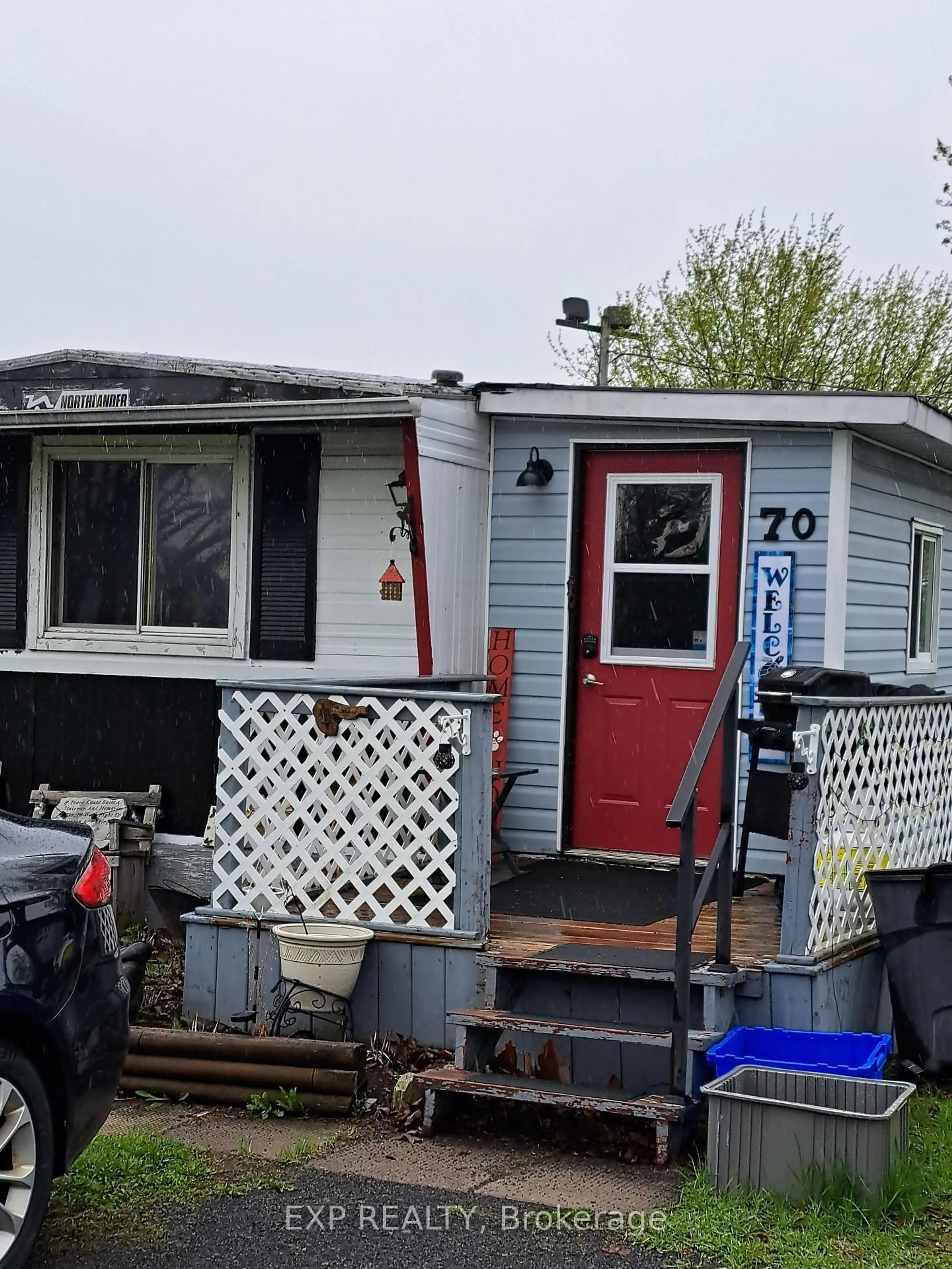 Home with vinyl exterior material, street for 25 County Road 31 Rd #70, South Dundas Ontario K0C 1X0