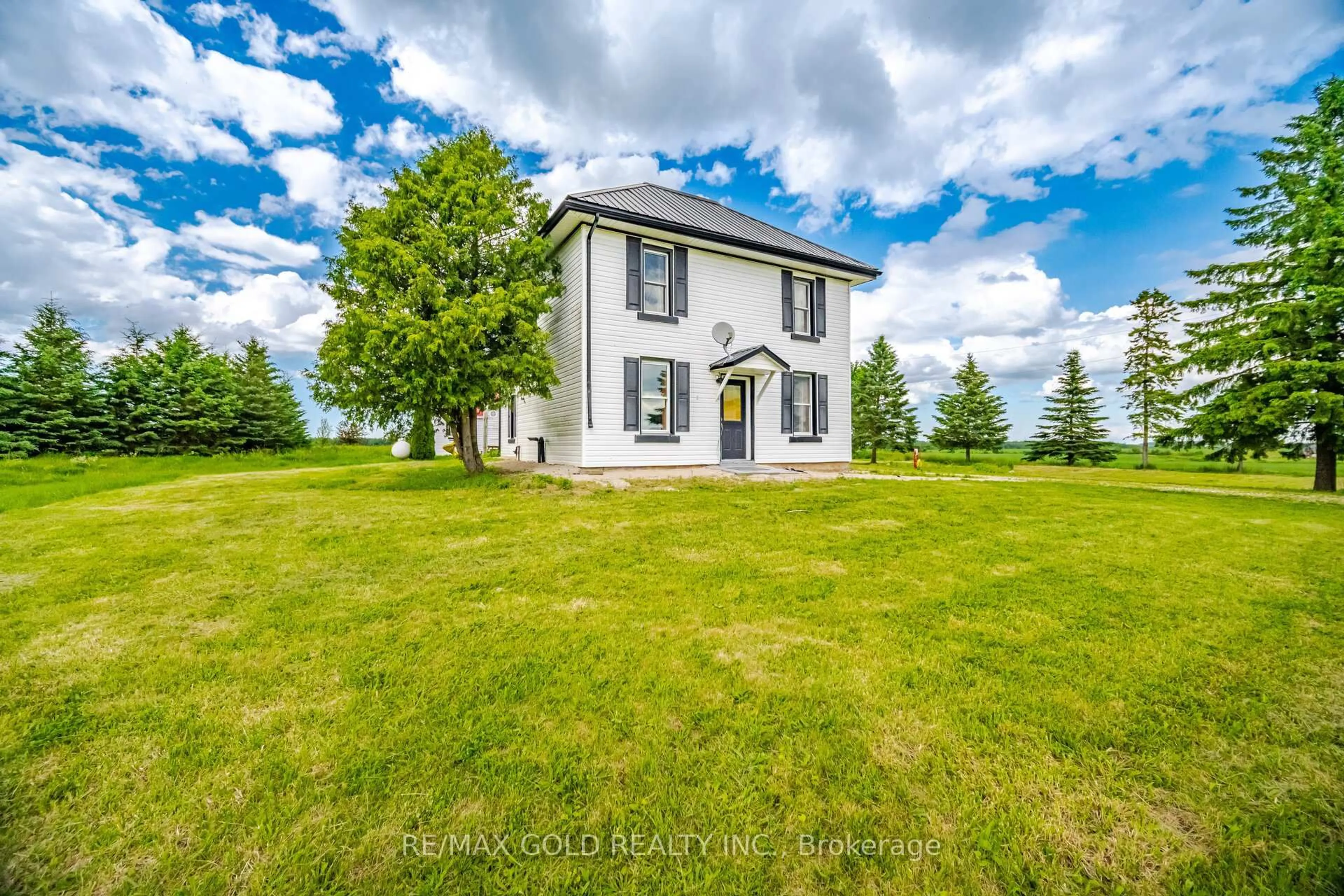 A pic from outside/outdoor area/front of a property/back of a property/a pic from drone, building for 26735 Highway 89 Highway, Southgate Ontario N0C 1B0