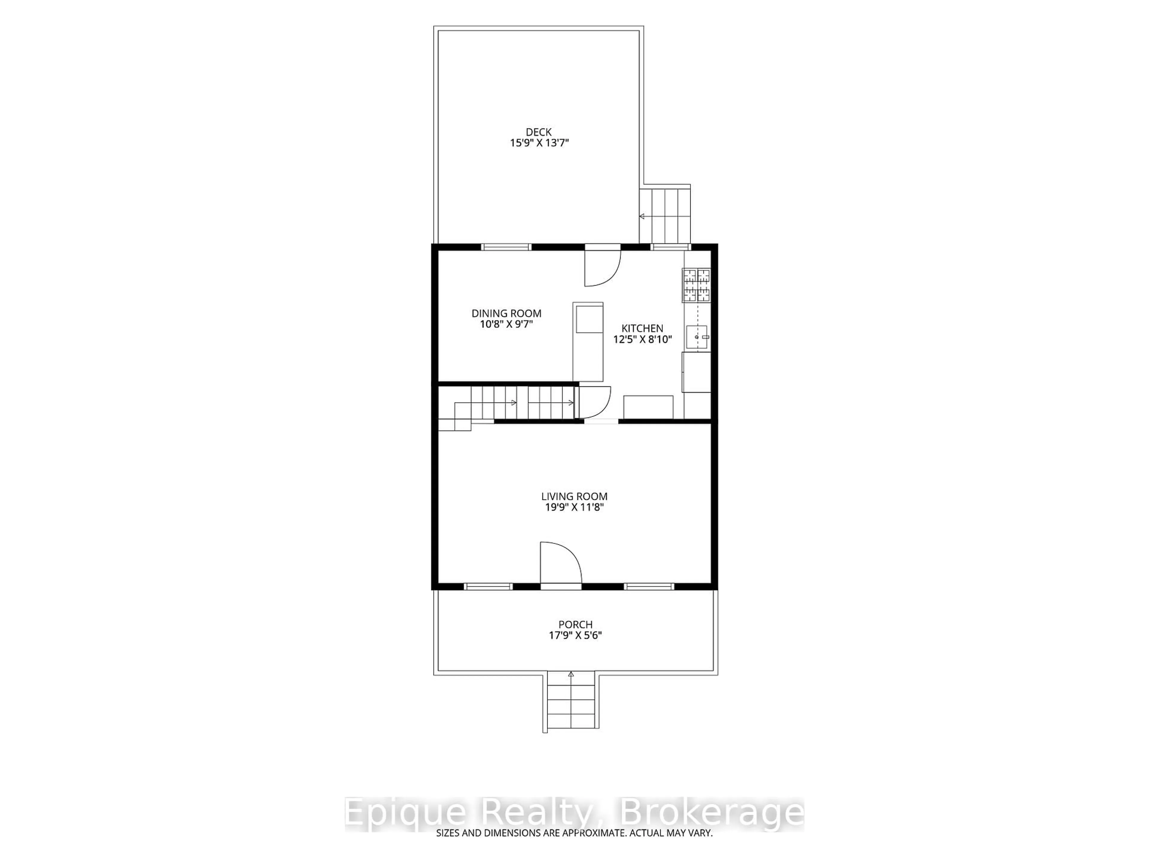 Floor plan for 93 Graham Ave, Hamilton Ontario L8K 2M2