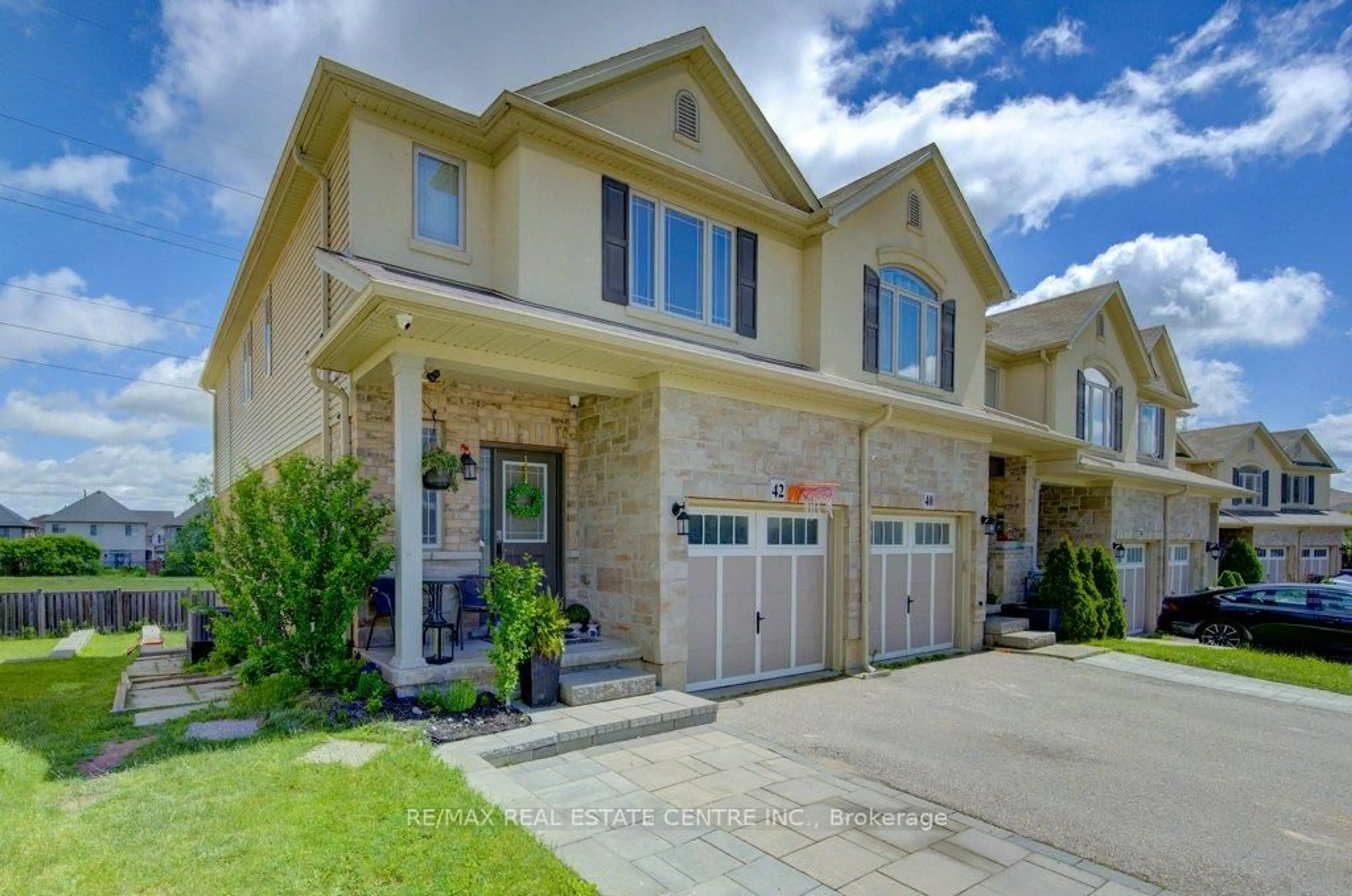 Home with brick exterior material, street for 42 Greenwater St, Kitchener Ontario N2R 0H2