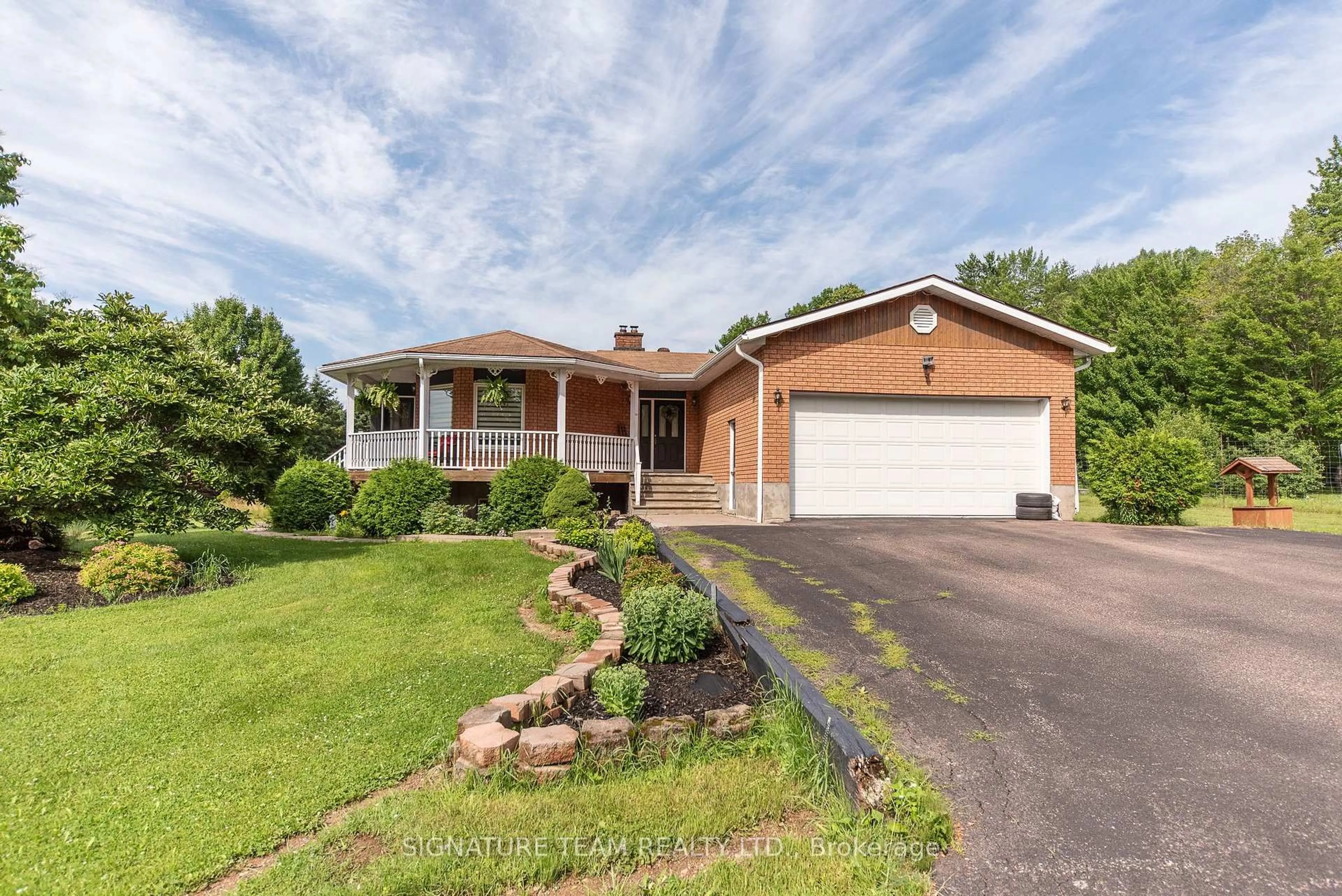 Home with brick exterior material, street for 4819 Round Lake Rd, Killaloe Ontario K0J 2A0