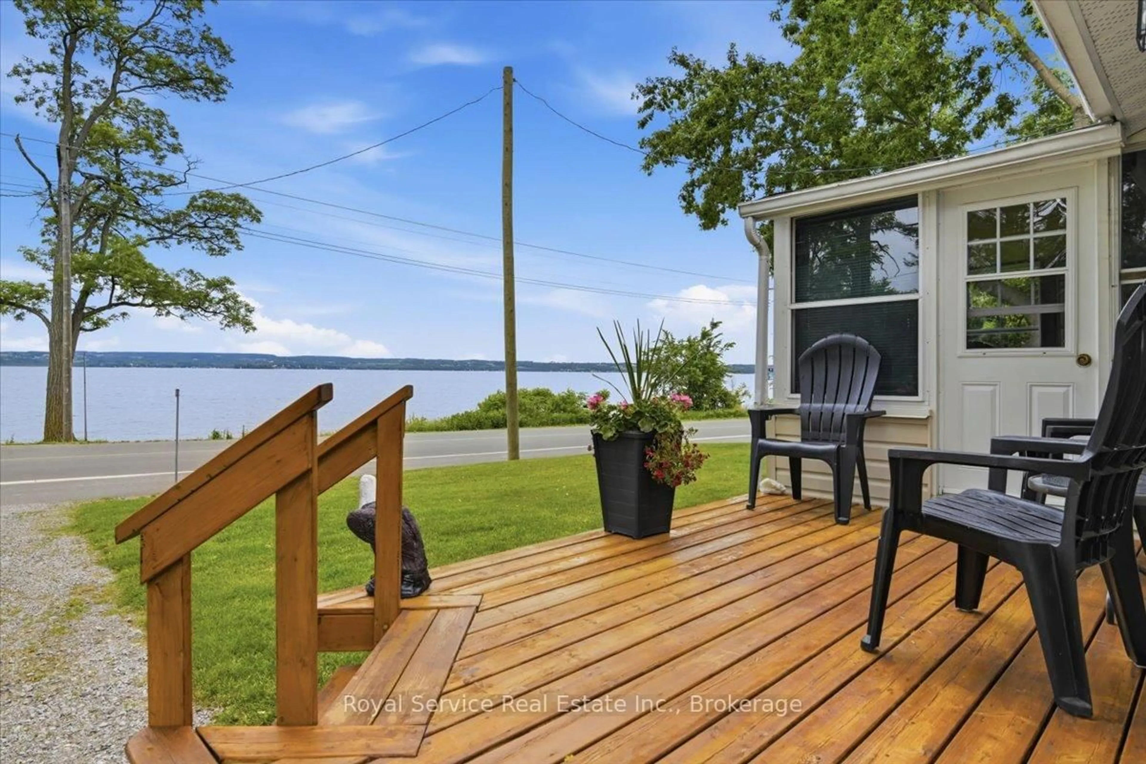 Patio, water/lake/river/ocean view for 80 Paudash St, Otonabee-South Monaghan Ontario K9J 0E6