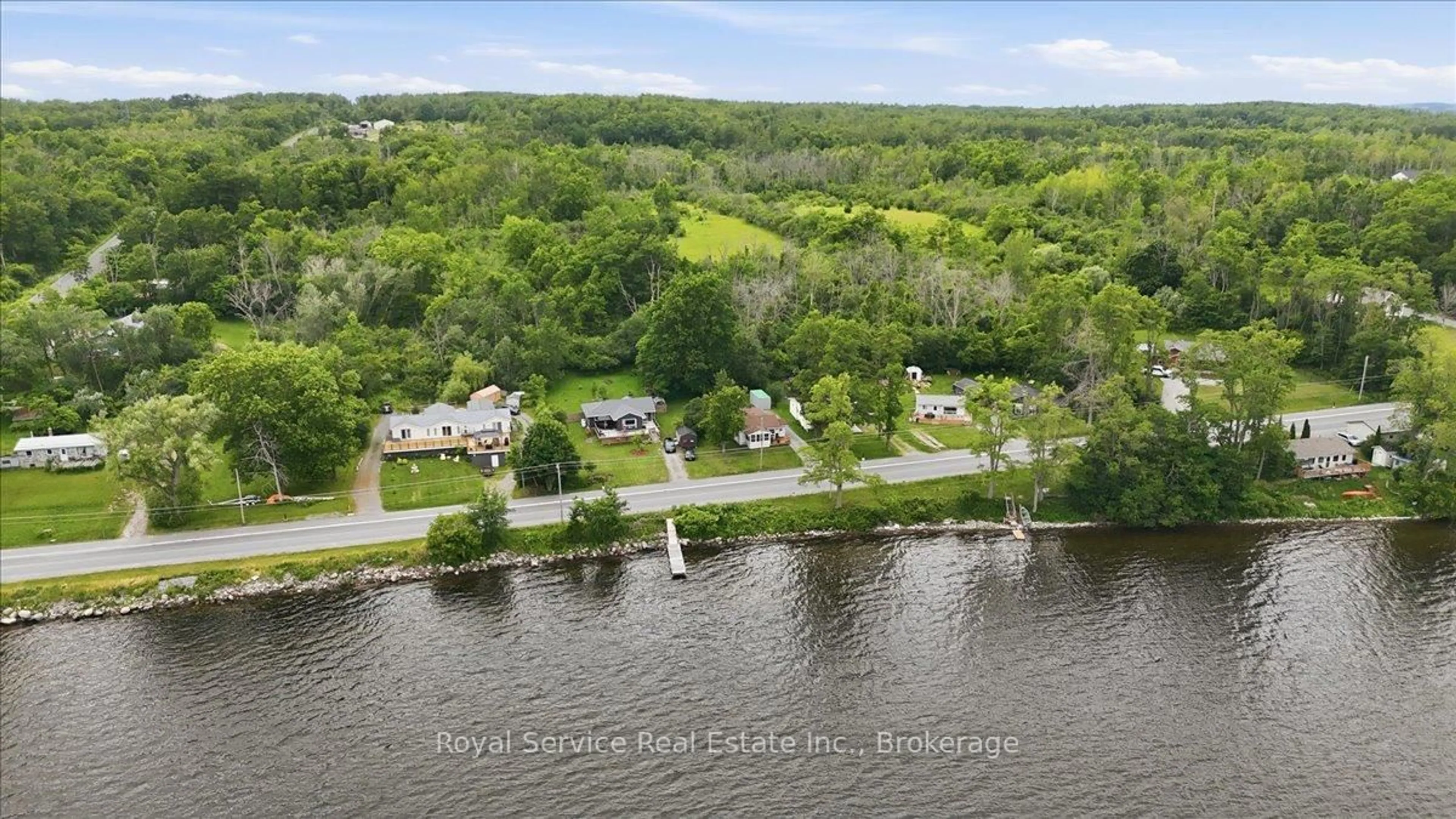 A pic from outside/outdoor area/front of a property/back of a property/a pic from drone, water/lake/river/ocean view for 80 Paudash St, Otonabee-South Monaghan Ontario K9J 0E6