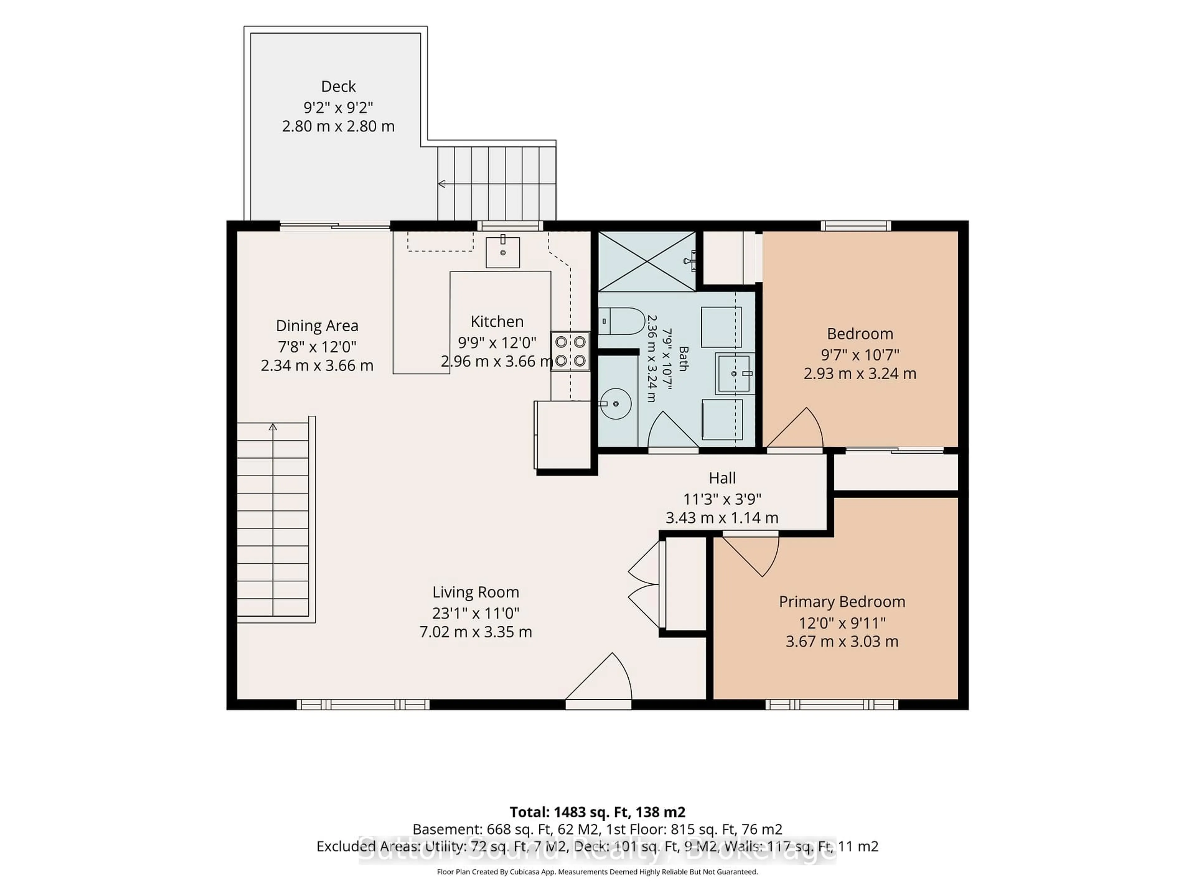 Floor plan for 395685 Concession 2 Concession, Chatsworth Ontario N0H 2V0