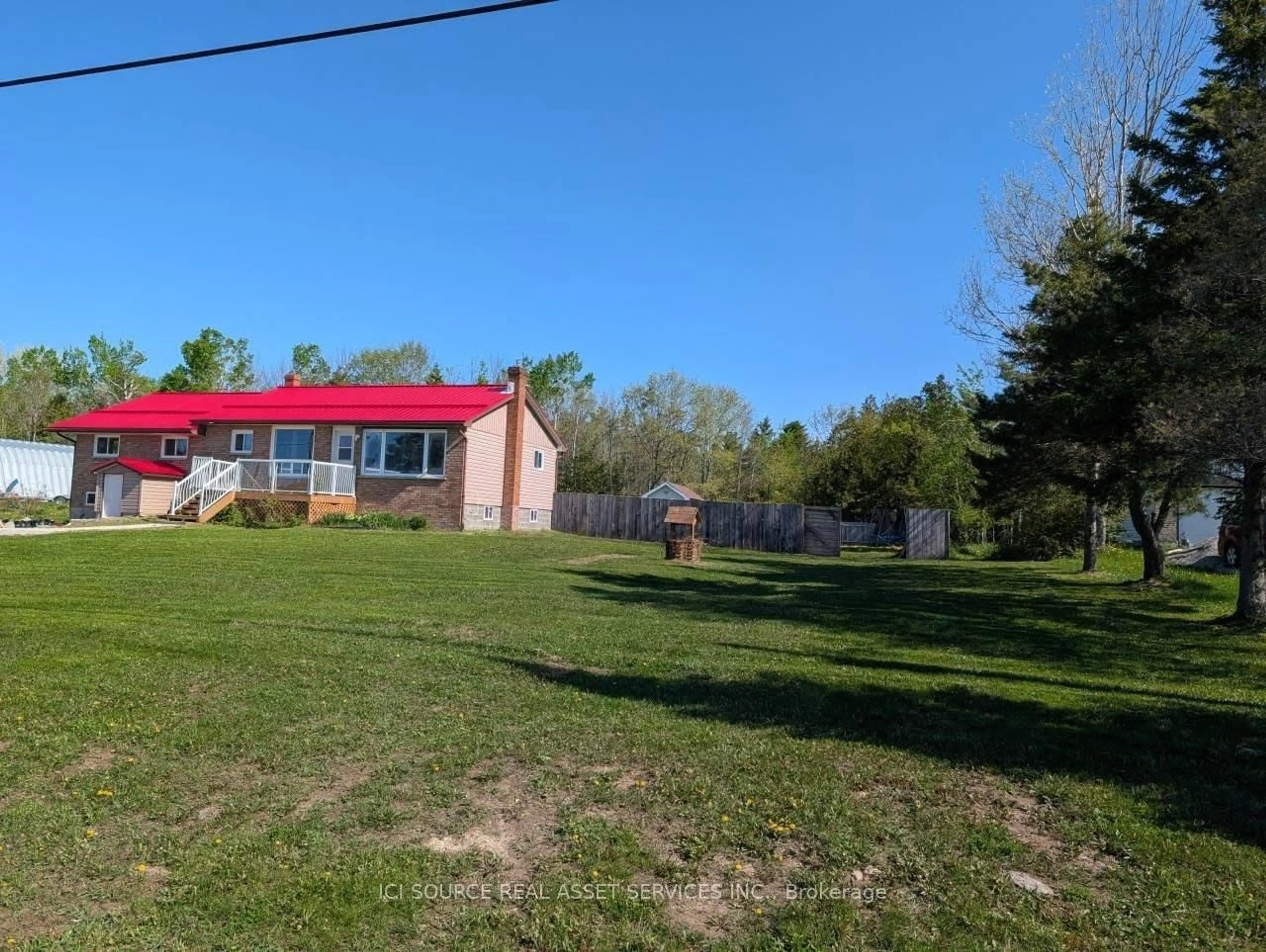 A pic from outside/outdoor area/front of a property/back of a property/a pic from drone, unknown for 2416 Hwy 542, Central Manitoulin Ontario P0P 2C0
