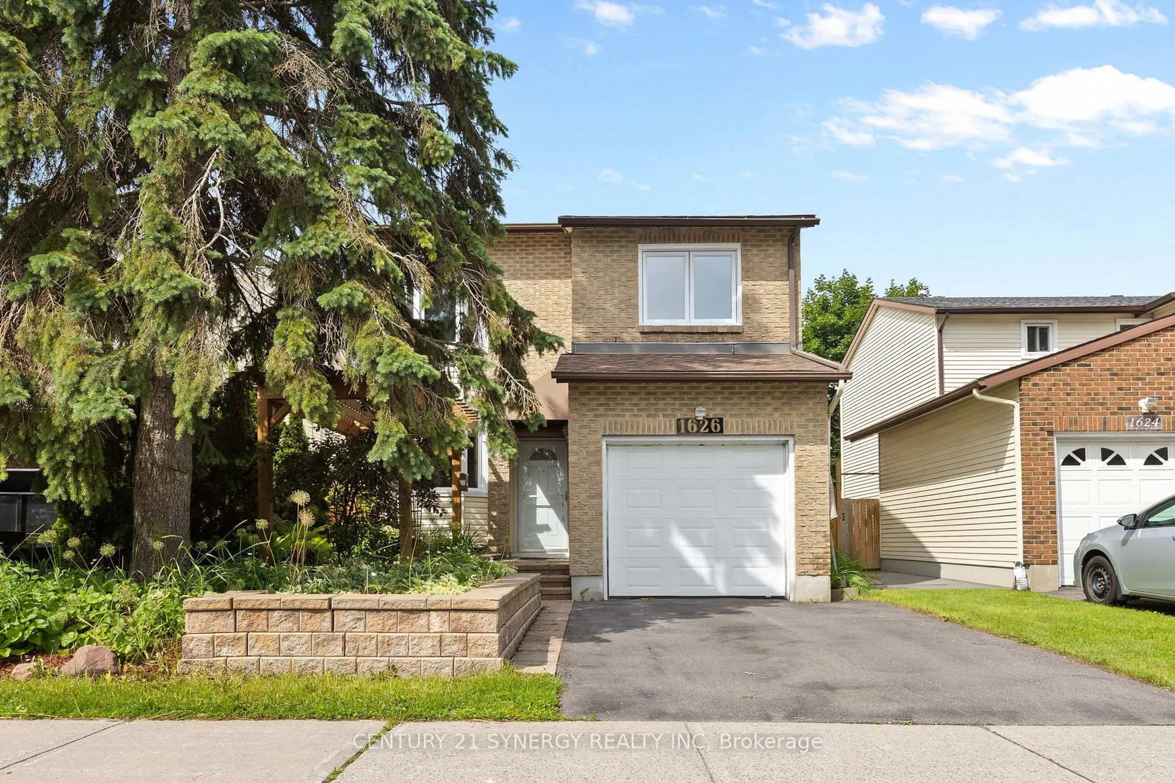 Home with brick exterior material, street for 1626 Prestwick Dr, Orleans Ontario K1E 2Y1