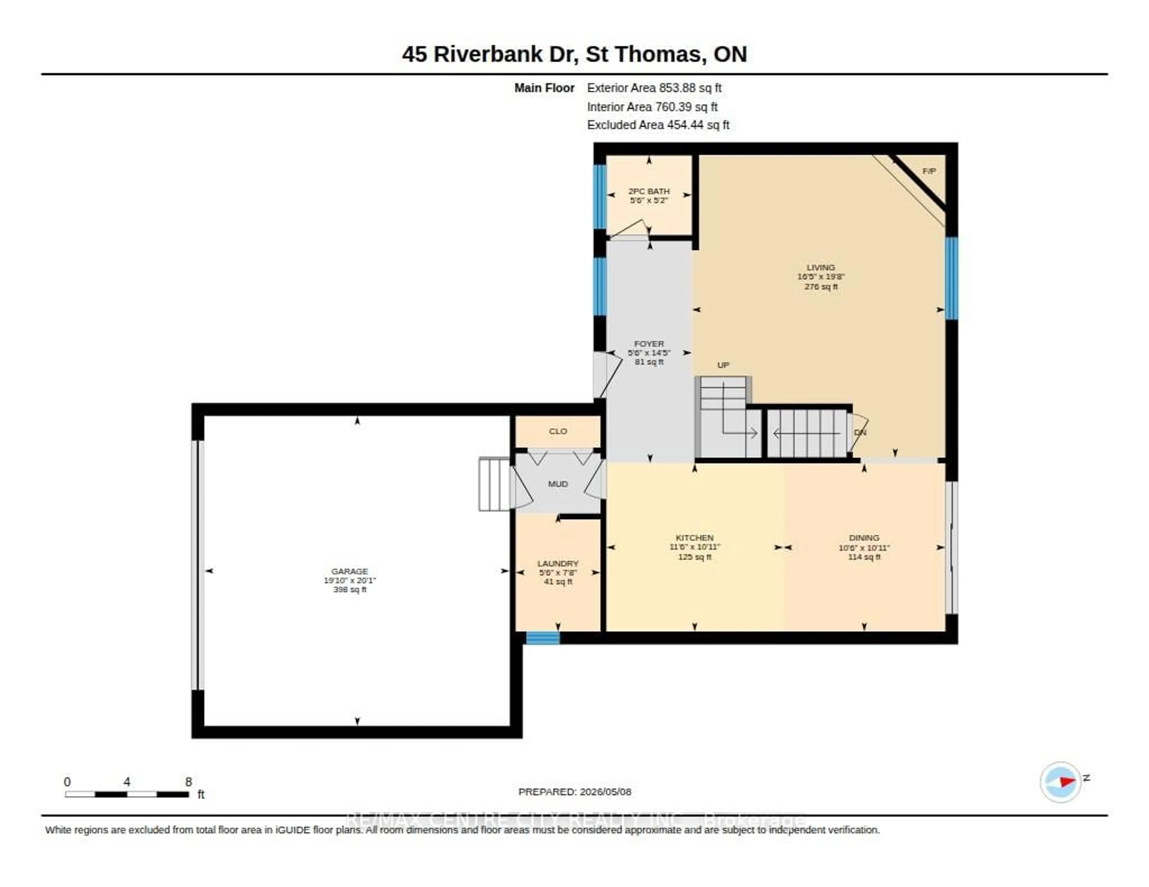 Floor plan for 45 Riverbank Dr, St. Thomas Ontario N5P 4M8
