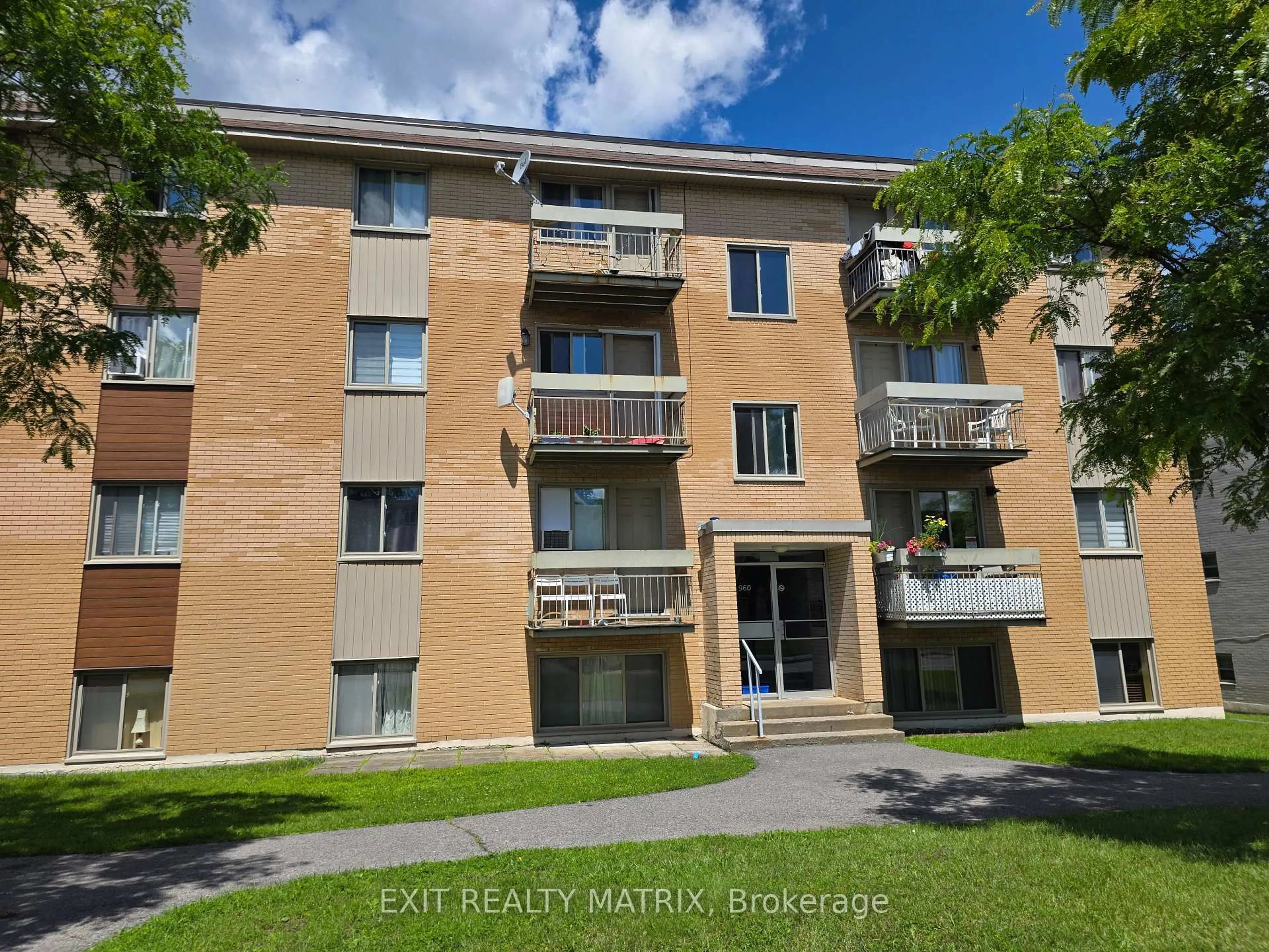 A pic from outside/outdoor area/front of a property/back of a property/a pic from drone, unknown for 960 Cartier Blvd #8, Hawkesbury Ontario K6A 1W7