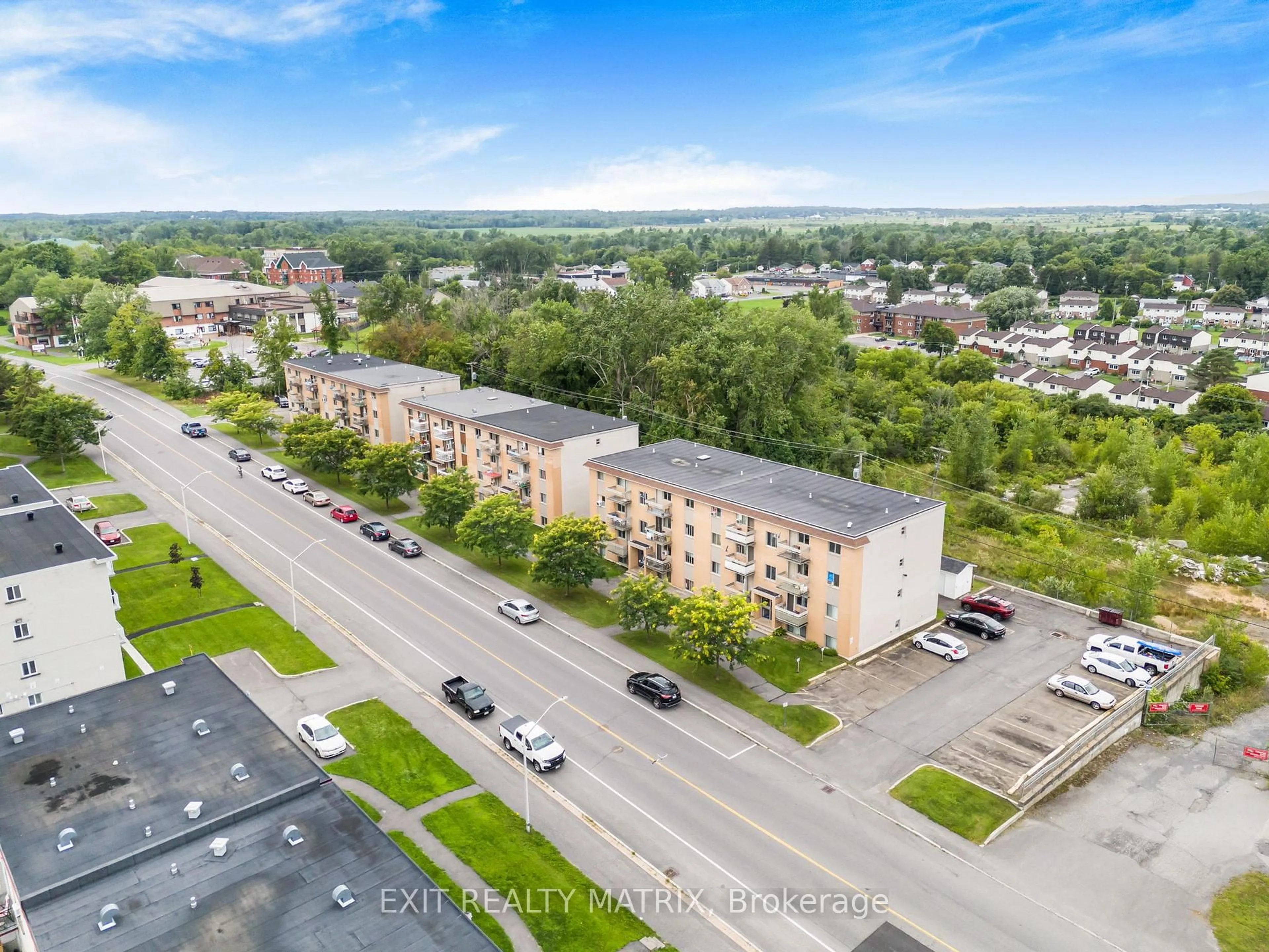 A pic from outside/outdoor area/front of a property/back of a property/a pic from drone, unknown for 960 Cartier Blvd #8, Hawkesbury Ontario K6A 1W7