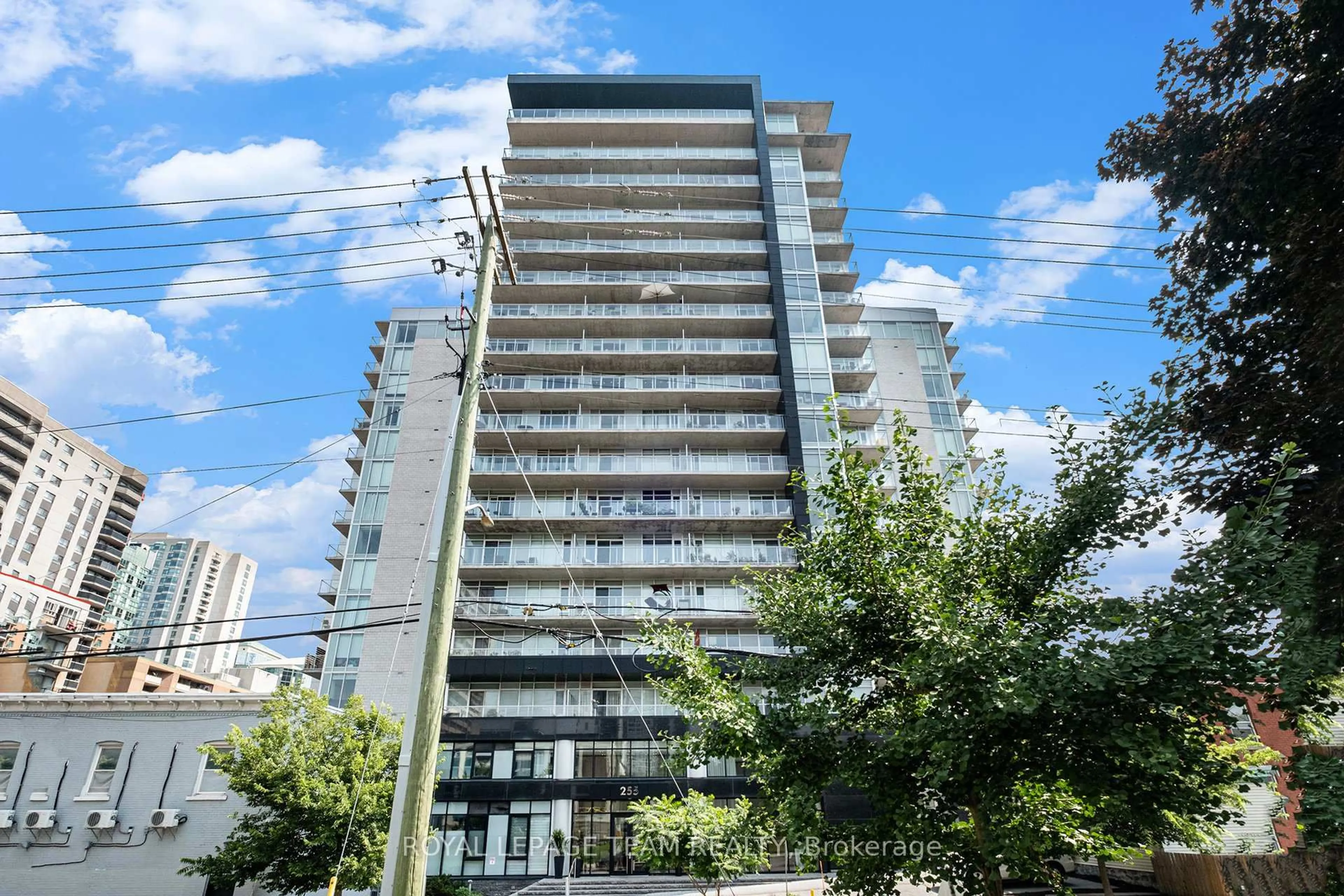 Balcony in the apartment, building for 255 Bay St #714, Ottawa Ontario K1R 0C5