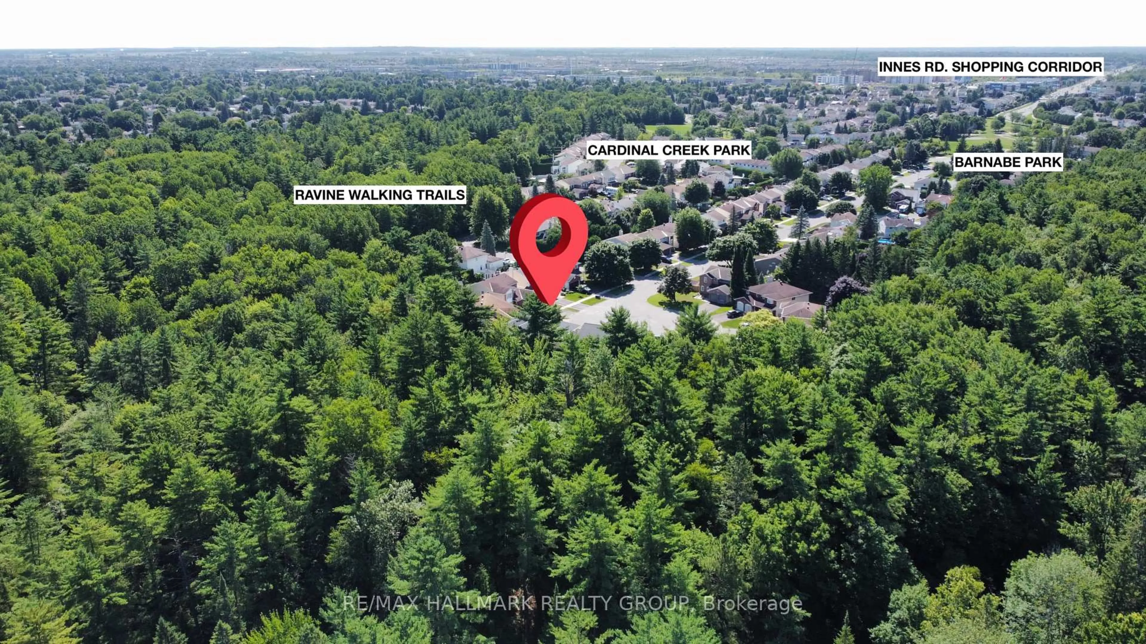 Picture of a map for 1705 Silver Bark Ave, Orleans Ontario K1C 7A9