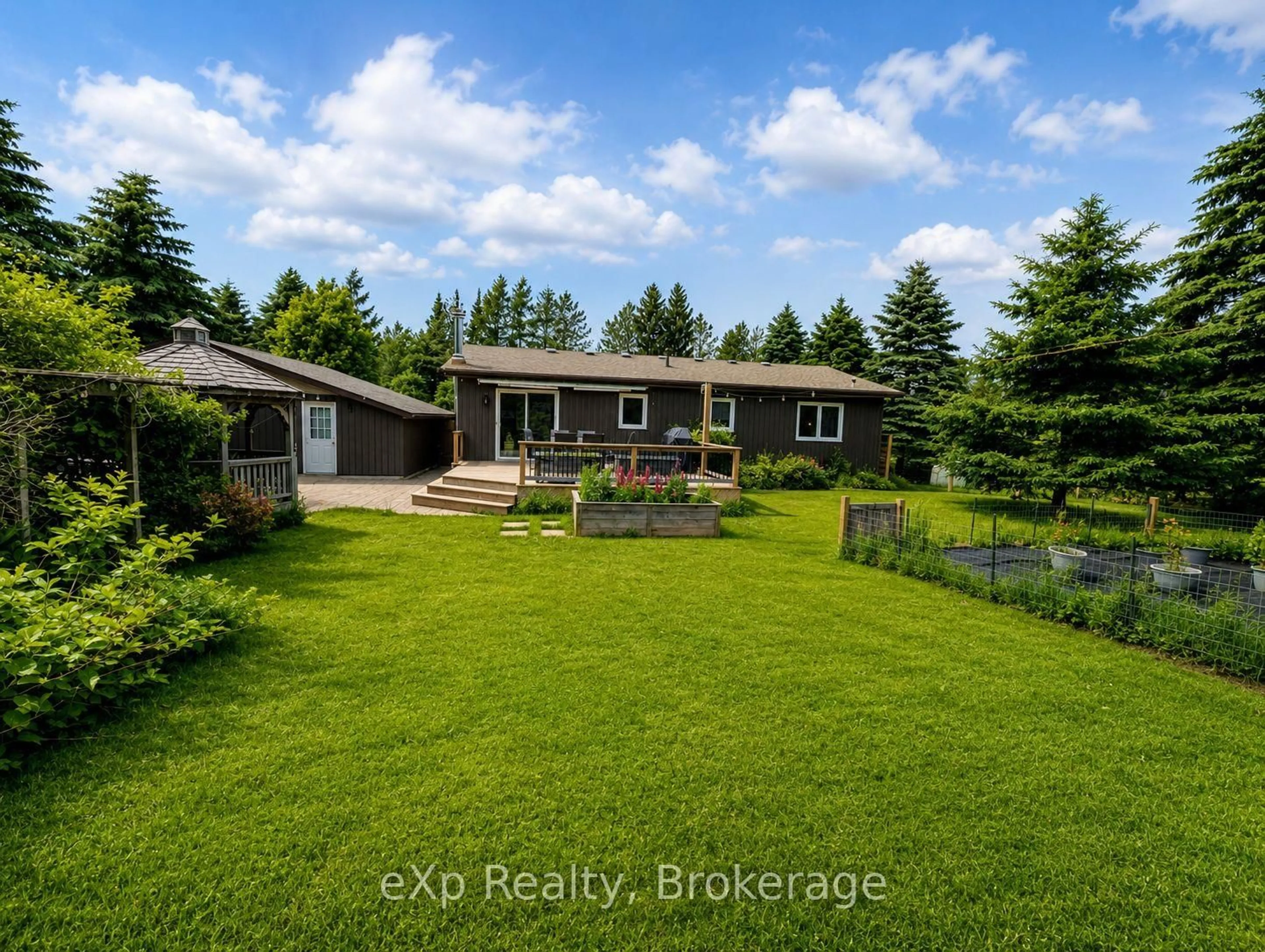 A pic from outside/outdoor area/front of a property/back of a property/a pic from drone, water/lake/river/ocean view for 230 Saugeen St, Grey Highlands Ontario N0C 1K0
