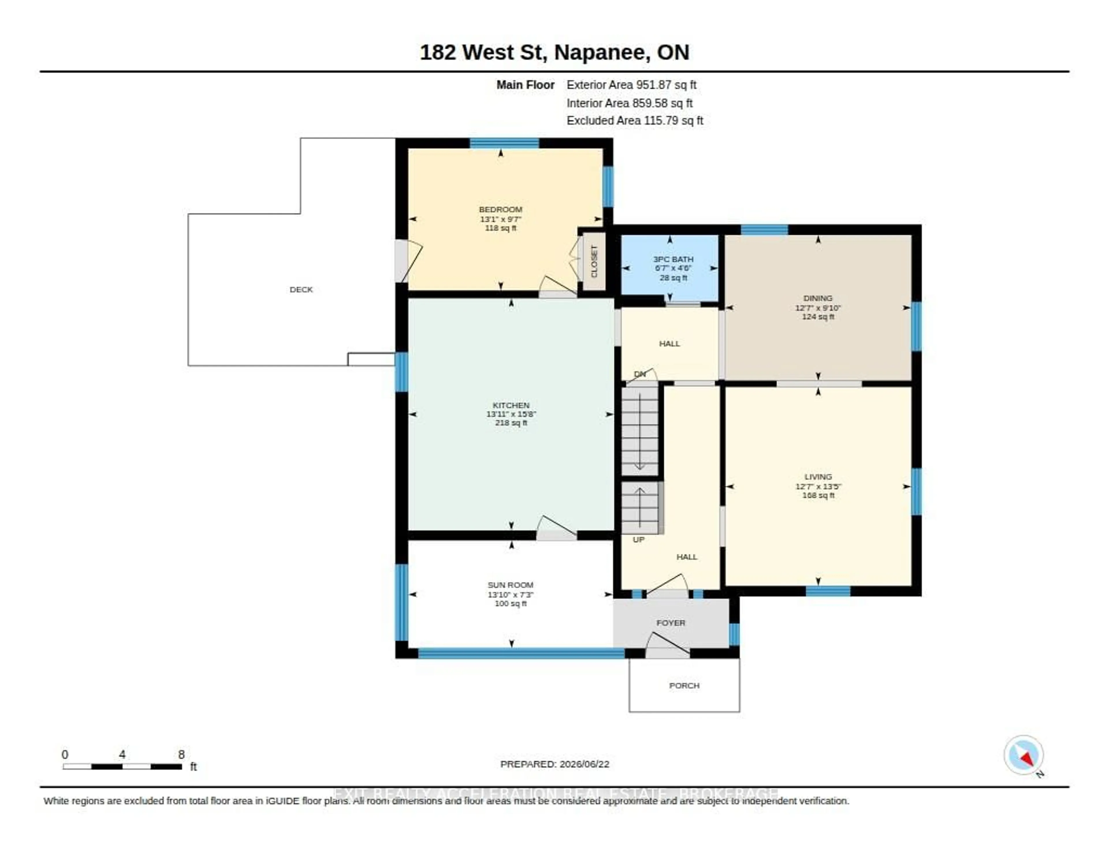 Floor plan for 182 West St, Greater Napanee Ontario K7R 2P5
