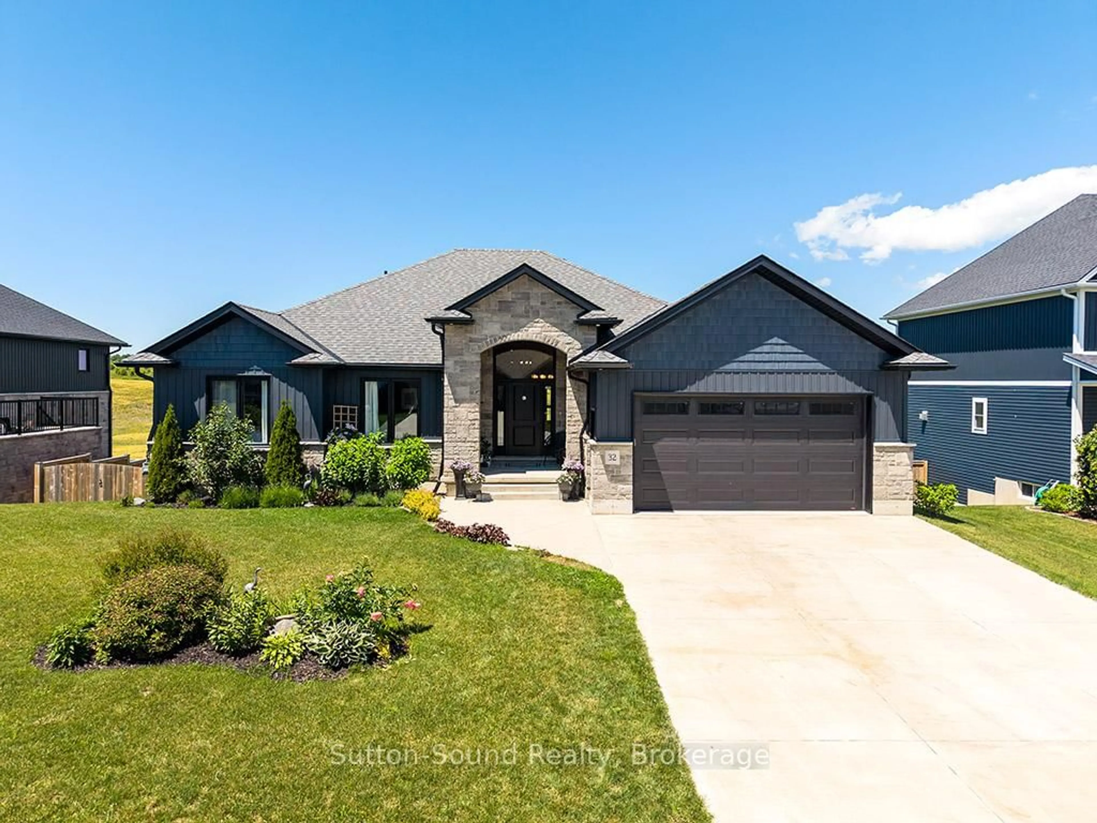 Home with brick exterior material, street for 32 Chestnut Hill Cres, Arran-Elderslie Ontario N0H 2N0
