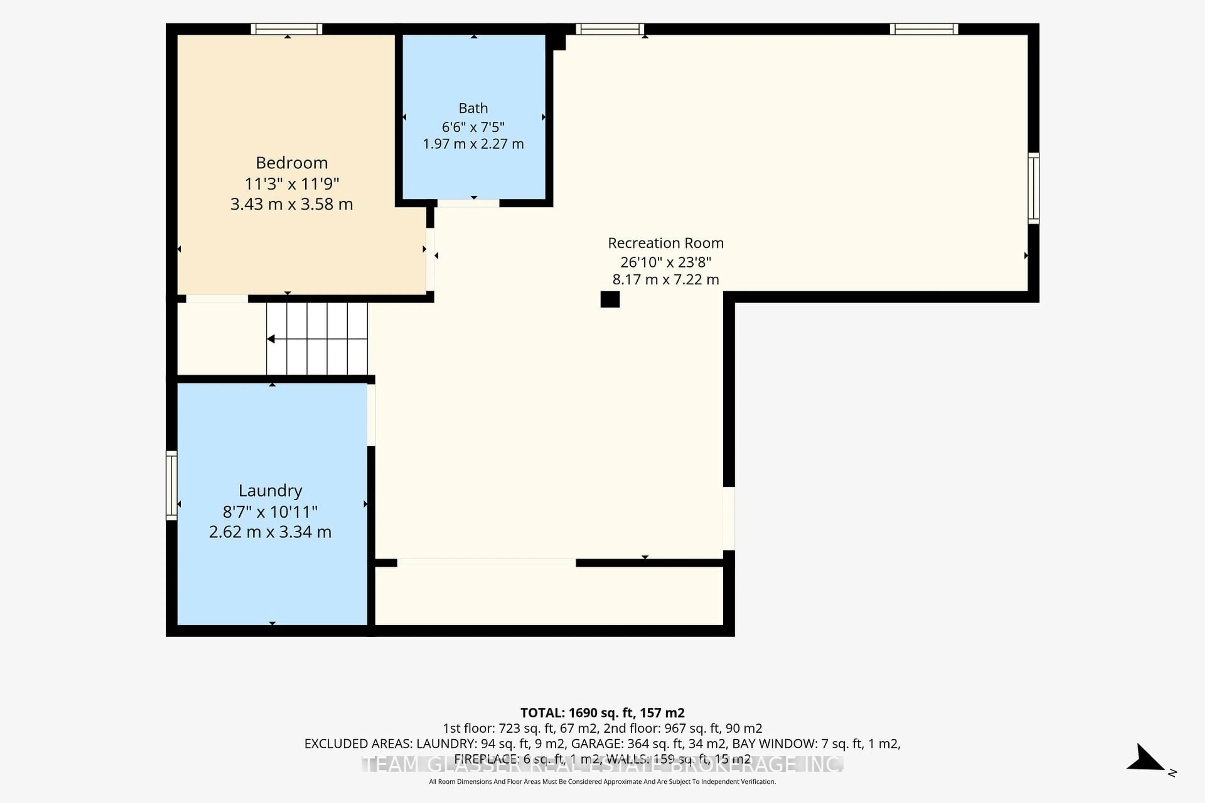Floor plan for 264 RIDGEWOOD Cres, London South Ontario N6J 3G6