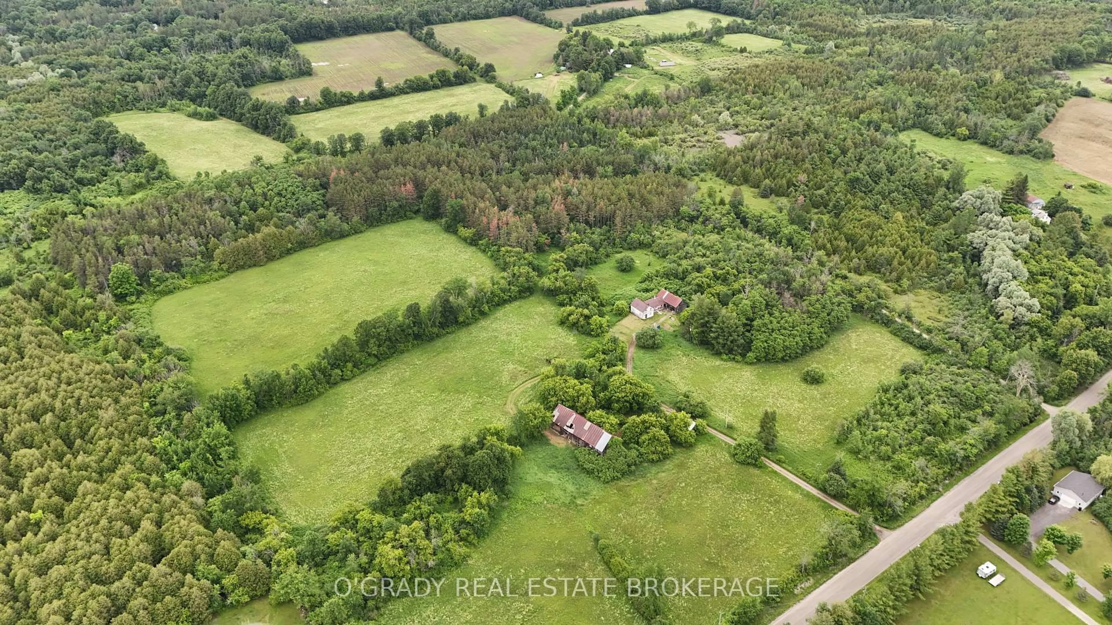 A pic from outside/outdoor area/front of a property/back of a property/a pic from drone, forest/trees view for 8395 Pana Rd, Metcalfe Ontario K0A 2P0