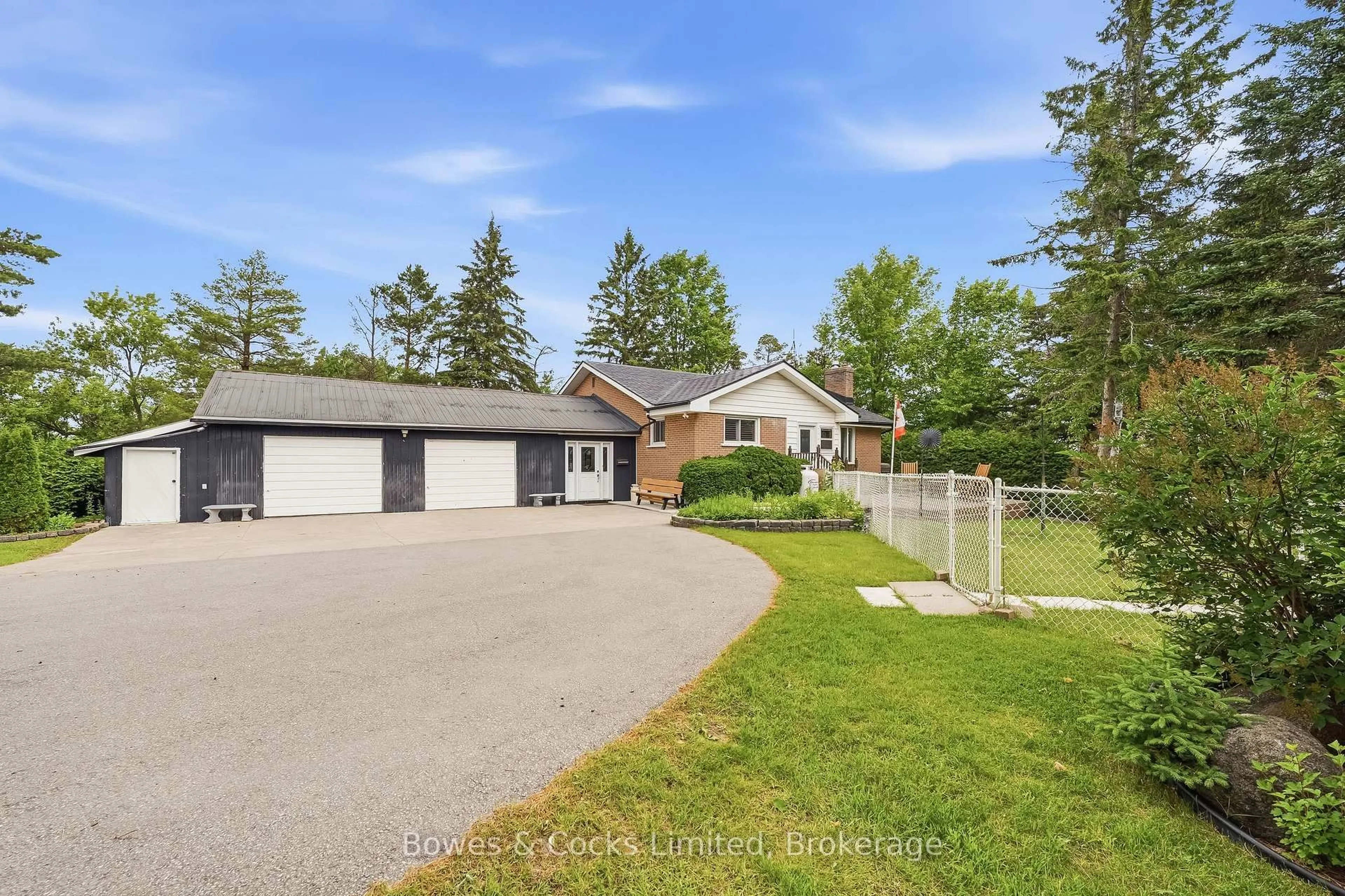 A pic from outside/outdoor area/front of a property/back of a property/a pic from drone, street for 1818 County Road 2, Otonabee-South Monaghan Ontario K0L 1B0
