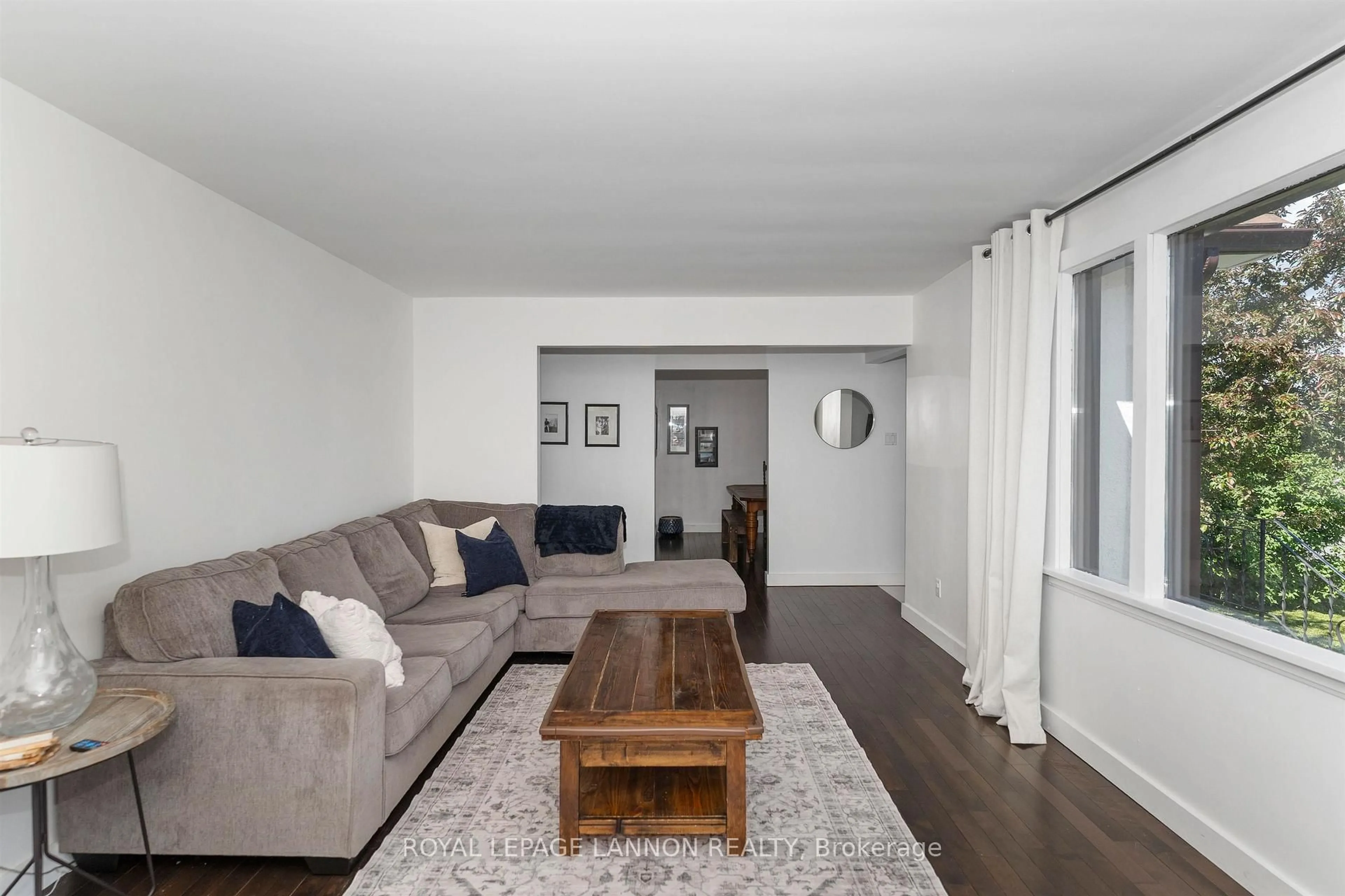 Living room with furniture, wood/laminate floor for 79 VERA Ave, Thunder Bay Ontario P7A 6T7
