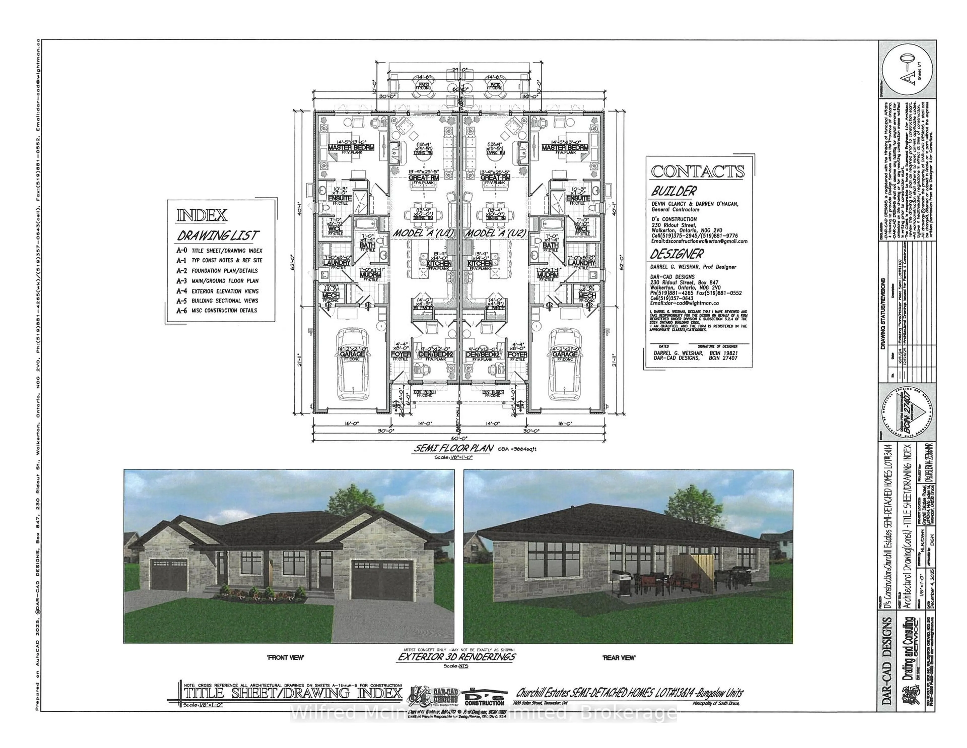 Floor plan for 16 Galen St, South Bruce Ontario N0G 2S0