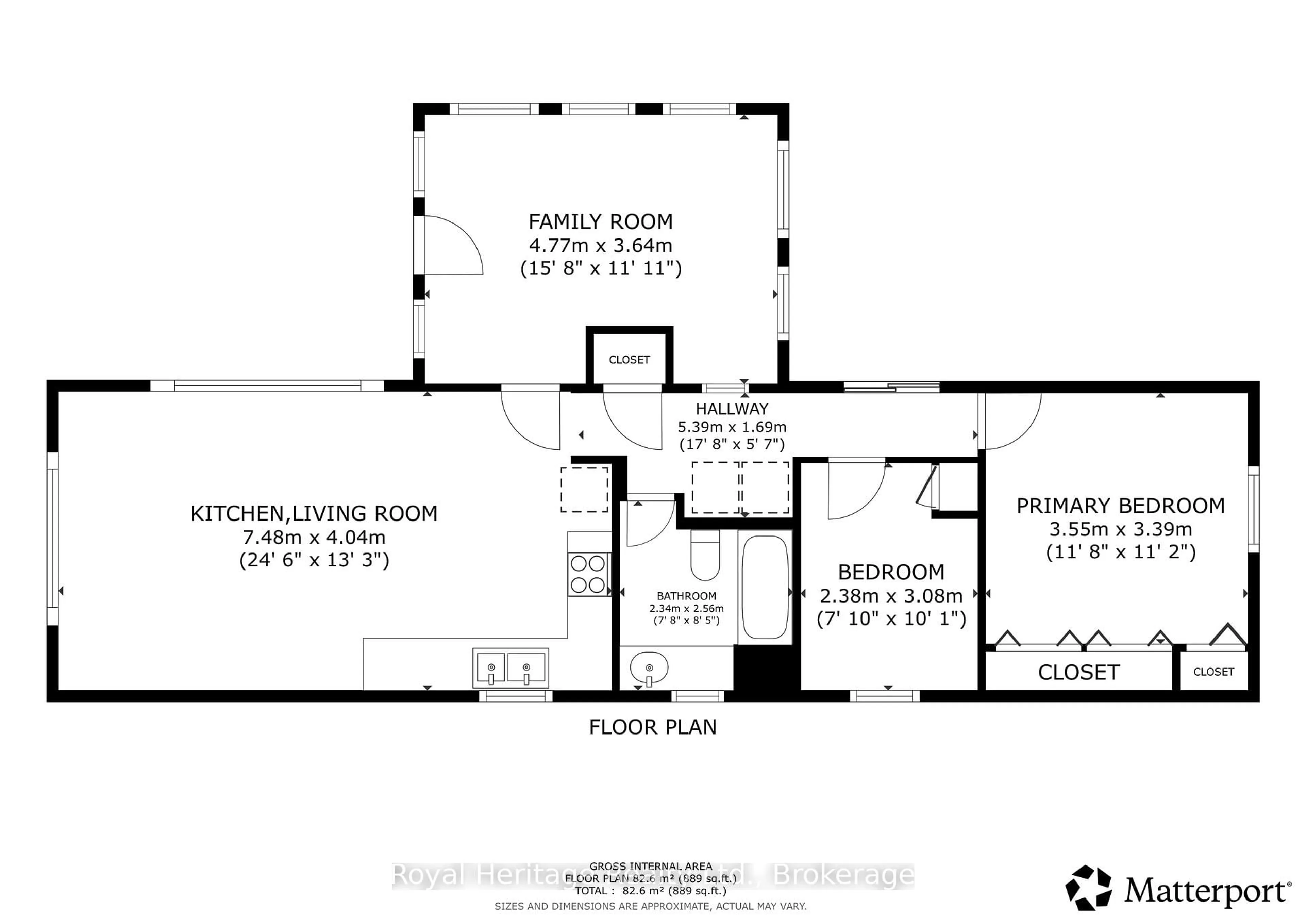 Floor plan for 19 Park Cres, Kawartha Lakes Ontario K9V 4R3