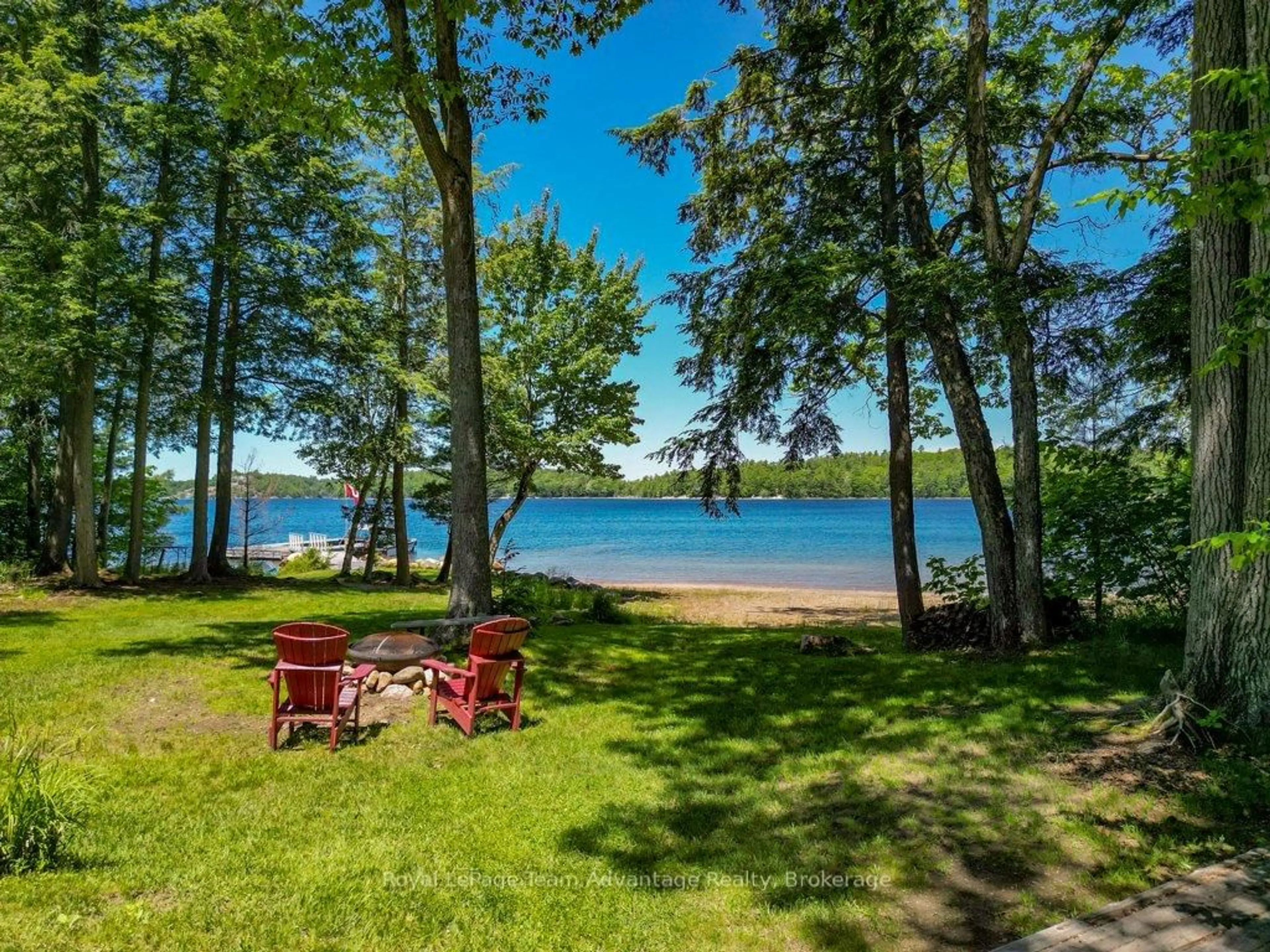 Patio, water/lake/river/ocean view for 25 Island 20C, Carling Ontario P0G 1G0