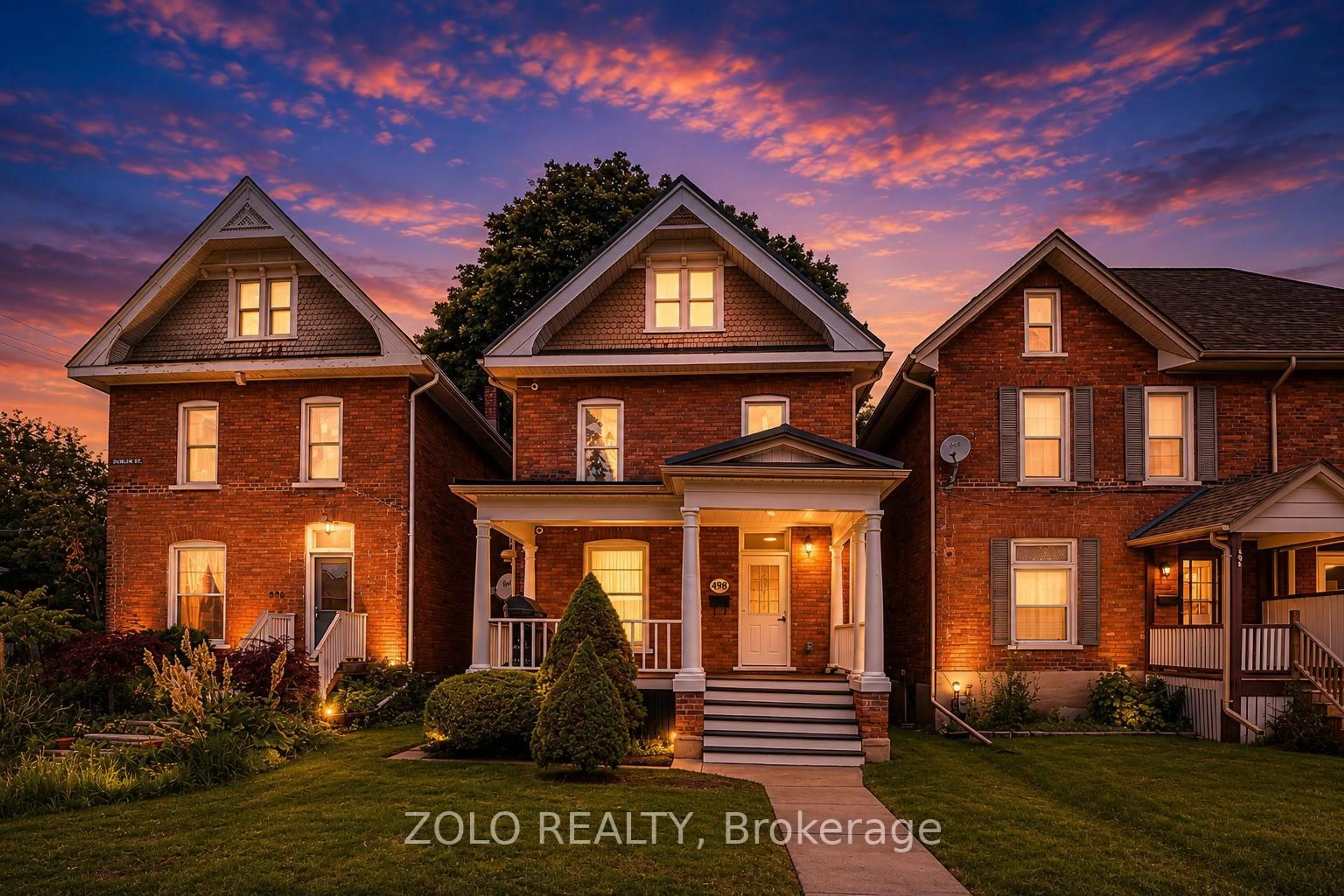 Home with brick exterior material, street for 498 Charlotte St, Peterborough Ontario K9J 2W3