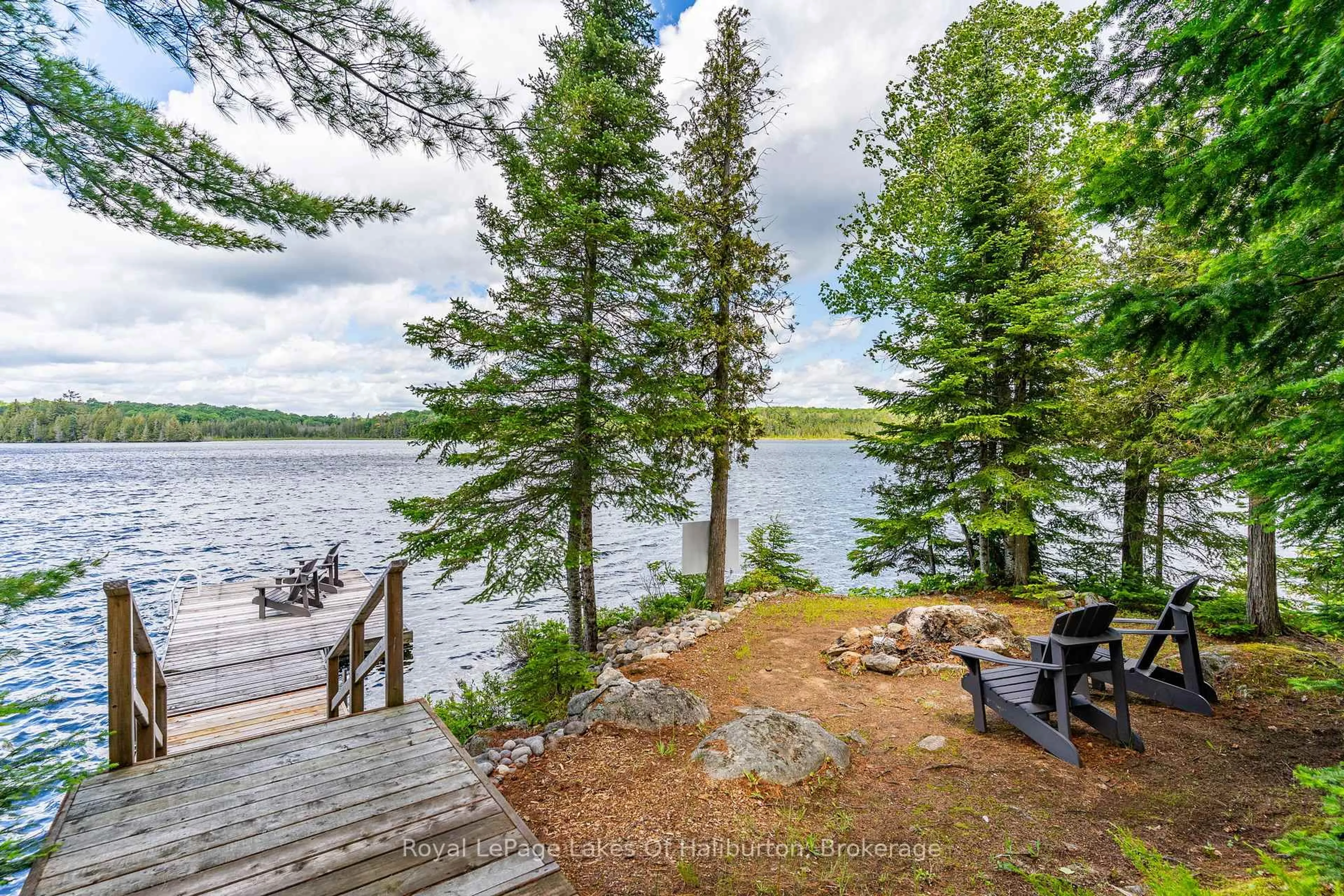 Patio, water/lake/river/ocean view for 1270 Quartz Lane, Highlands East Ontario K0M 1R0