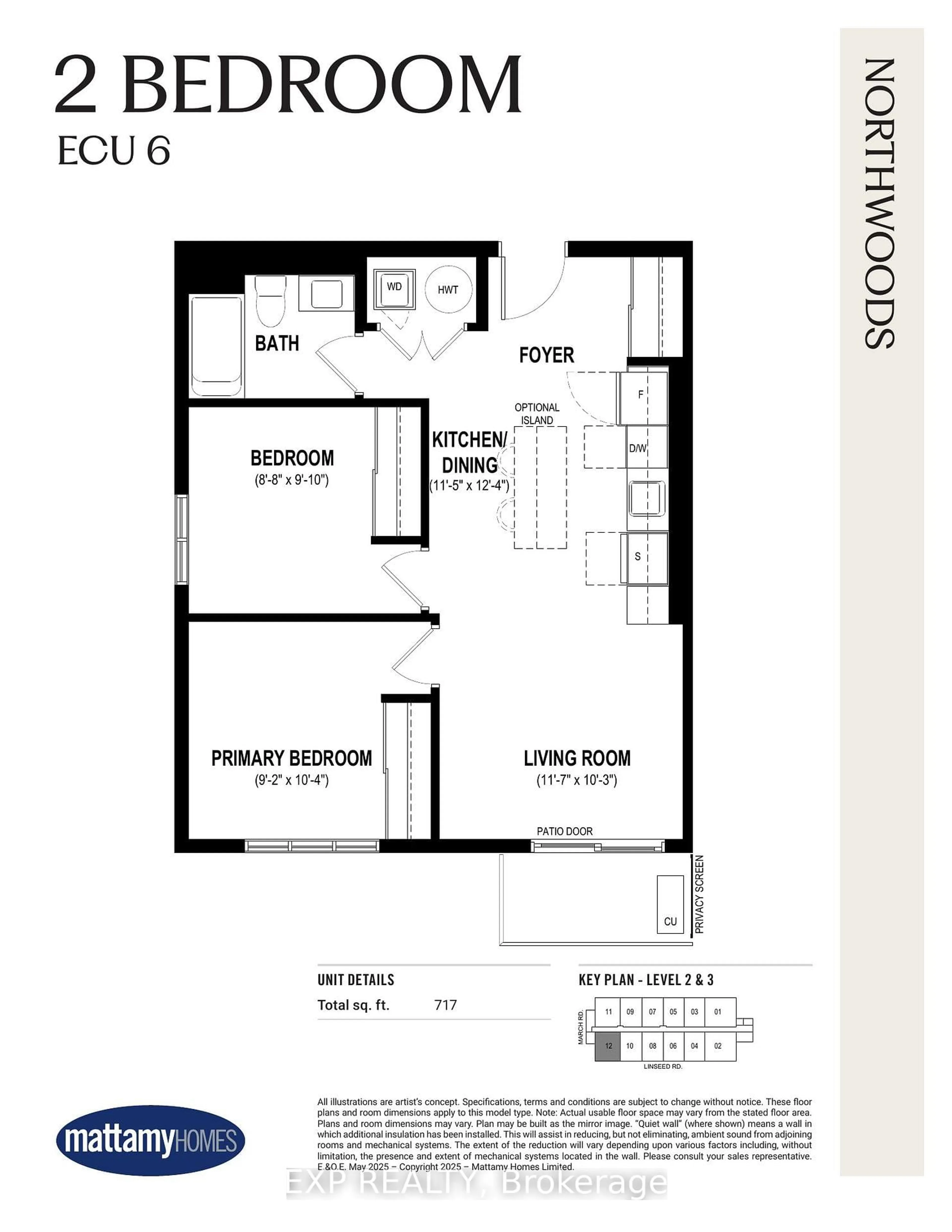 Floor plan for 6212 Linseed Rd, Kanata Ontario K2K 1K7